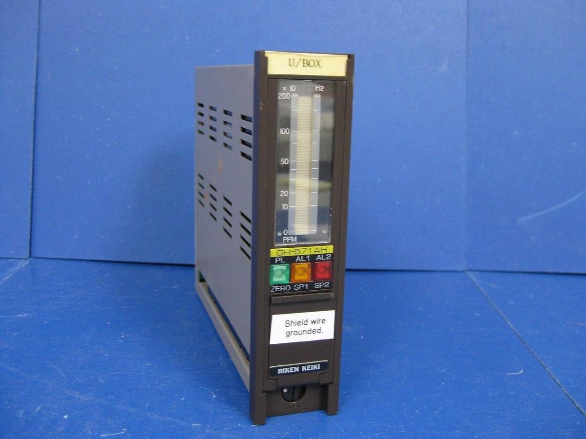 Used Riken Keiki GH-571AH Gas Indicator Alarm System , 0-2000ppm, USED