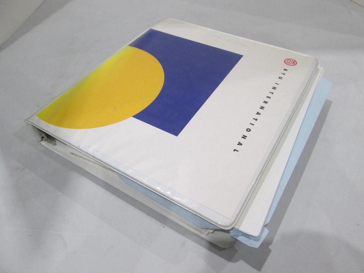 Used BTU International, Model 7355B & X, Maintenance Manual, Used