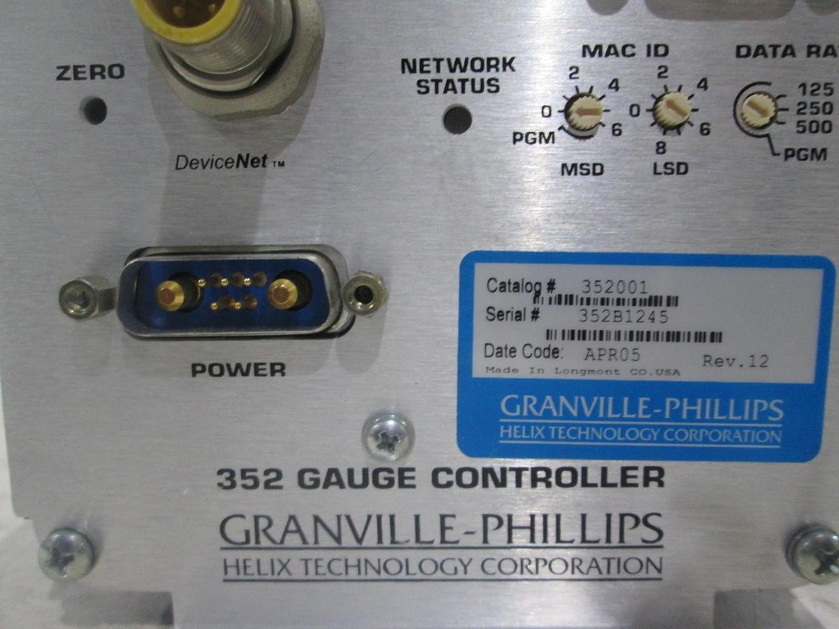 Used Granville-Phillips, 352B1245, 352 Ion Gauge Controller, Used