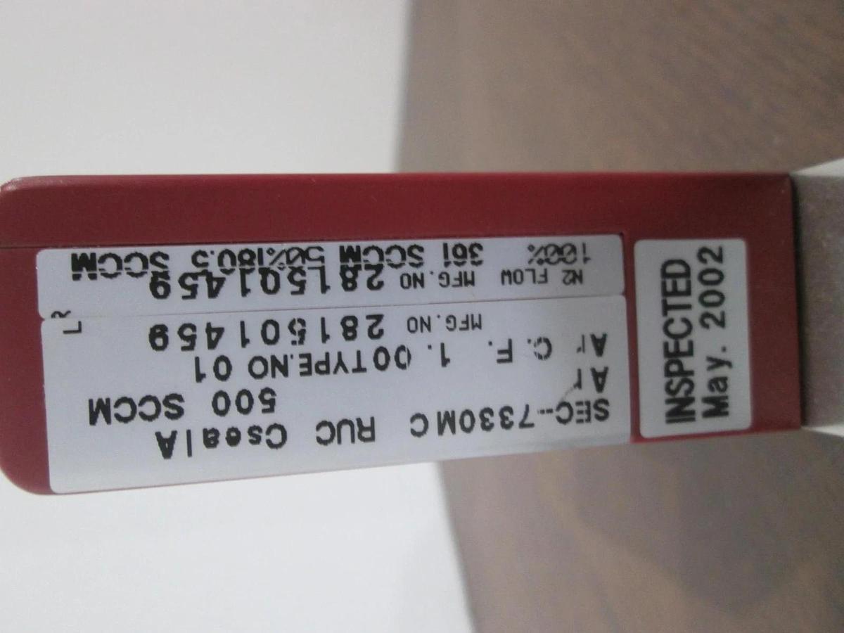 Used Stec, SEC-7330, 500 SCCM, AR, 9-Pin Mass Flow Controller, Used