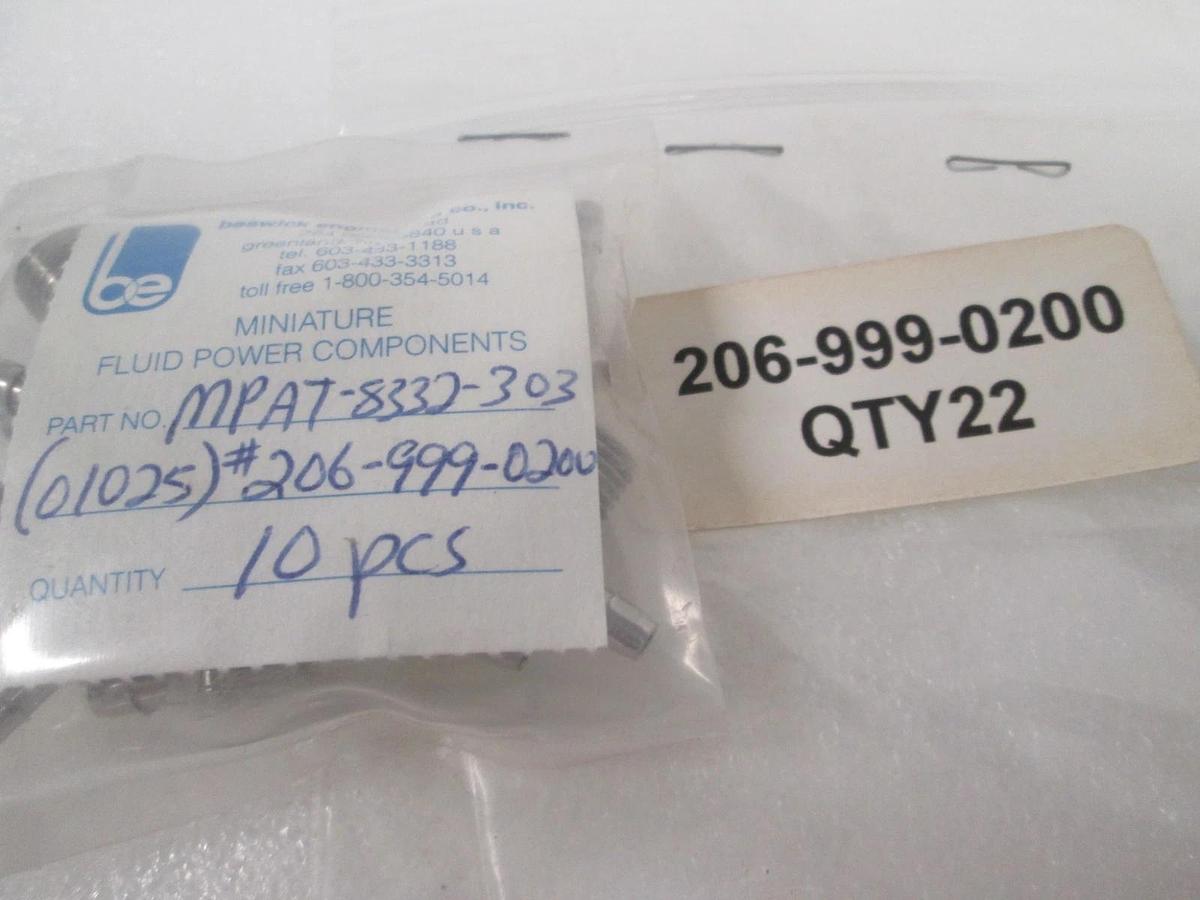 Fluid Power, MPAT-8332-303, 206-999-0200, New, Lot of 32