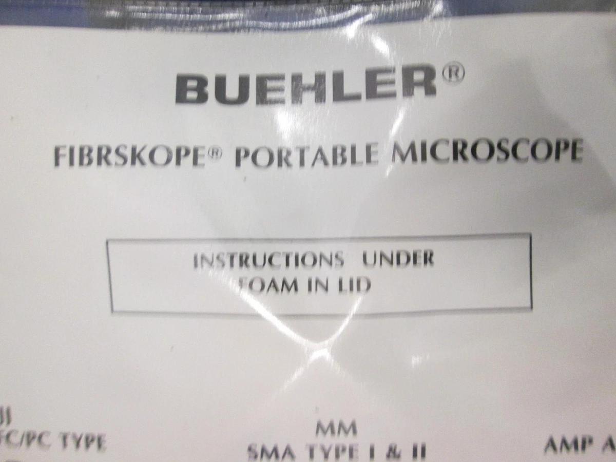 Used Buehler, Fibrskope Portable Microscope Assy, 0801-9505, Used