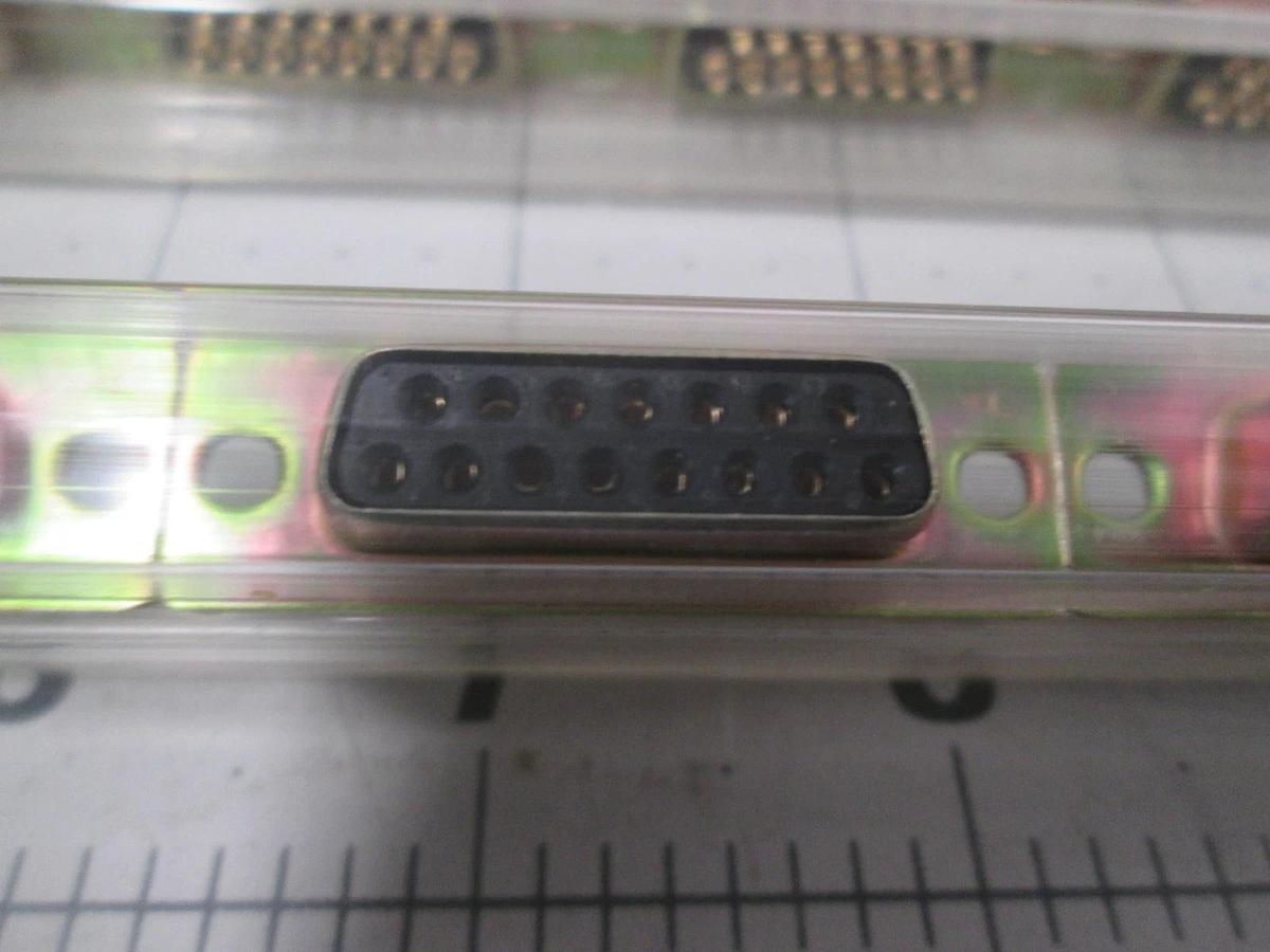 Amphenol, DA 15S V, D-Sub Connector, 15 Pin Straight, F Socket, New Lot of 50