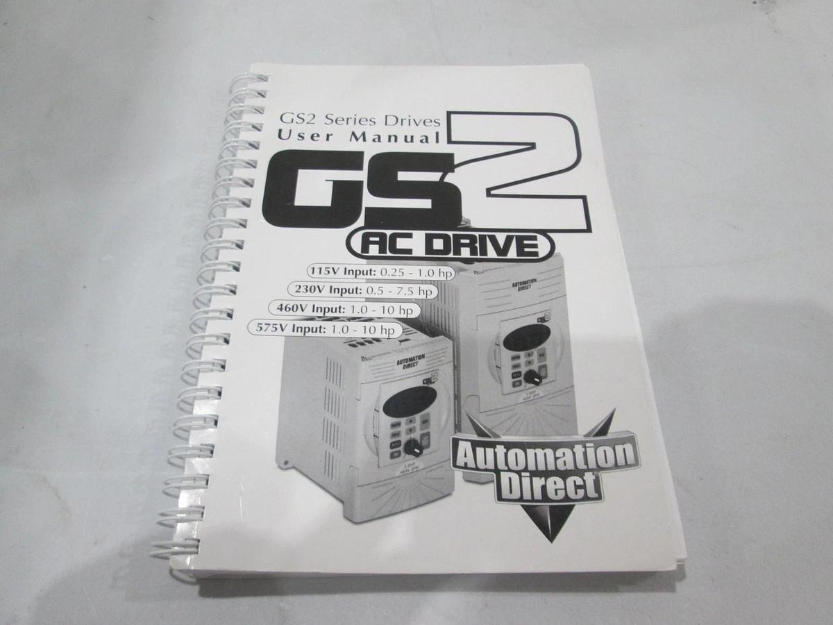 Used GS2 Series Drives, User Manual, AC Drive GS2-M, Used