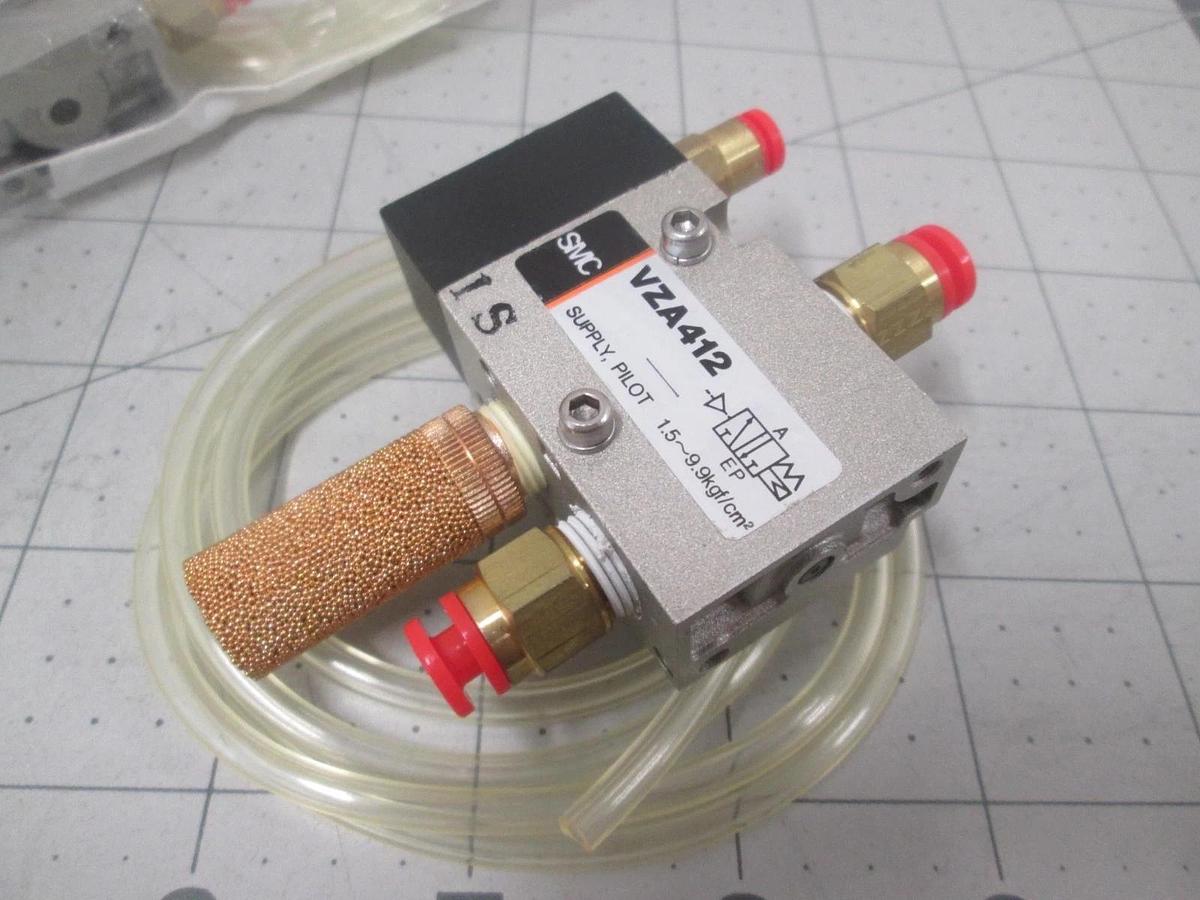 SMC, VZA412, Pilot Supply Valve, New, Lot of 3