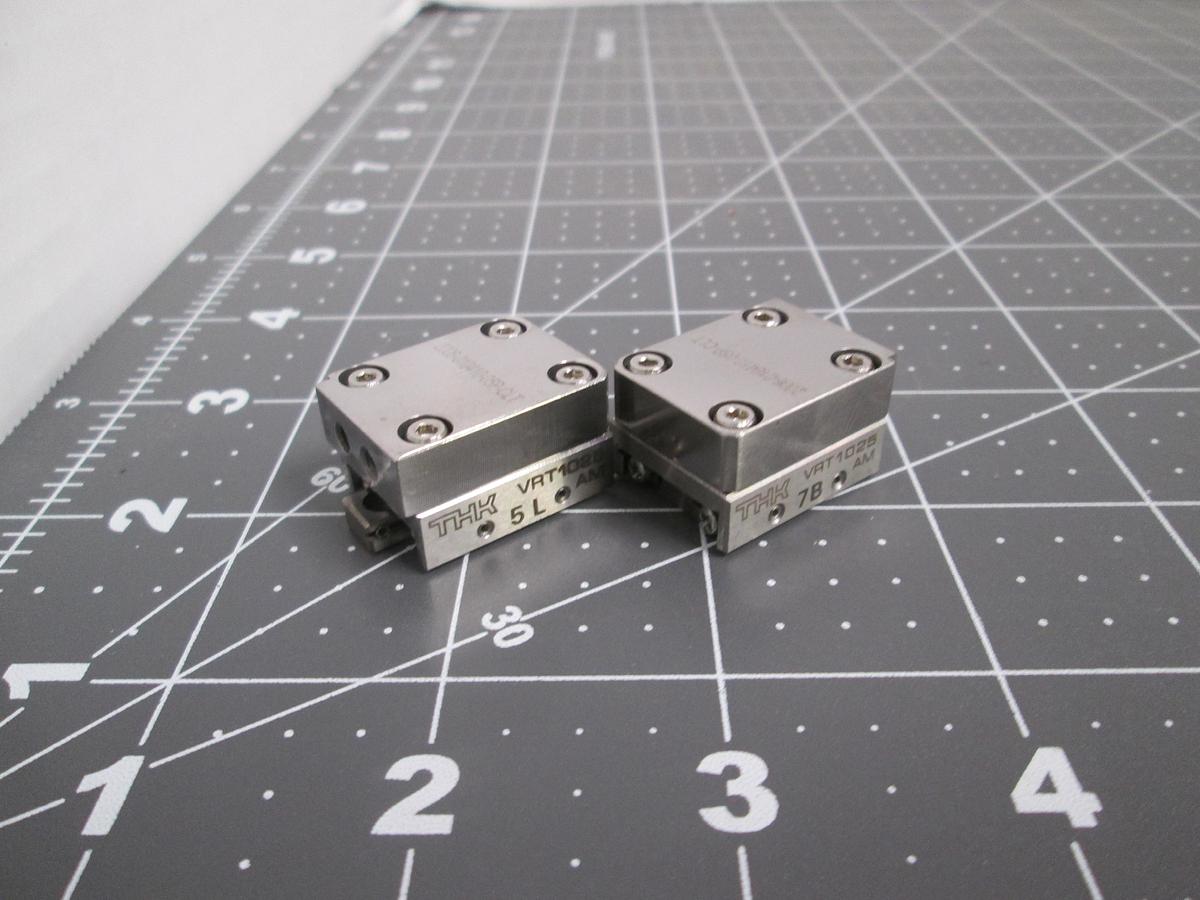Used THK VRT1025AM Miniature Cross Roller Table Lot of 2