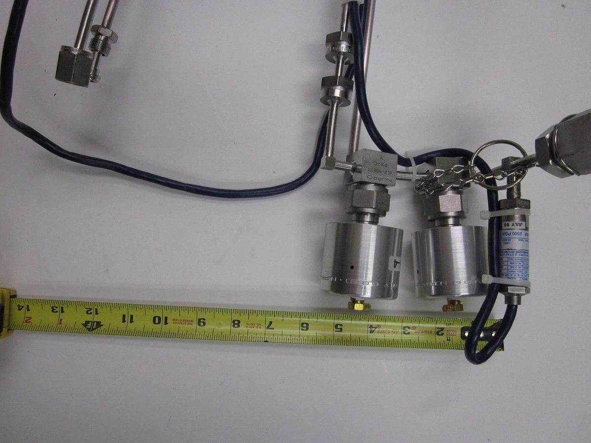 Used Air Products Pigtail Assembly for a GasGuard 450 Gas Cabinet, 580 CGA