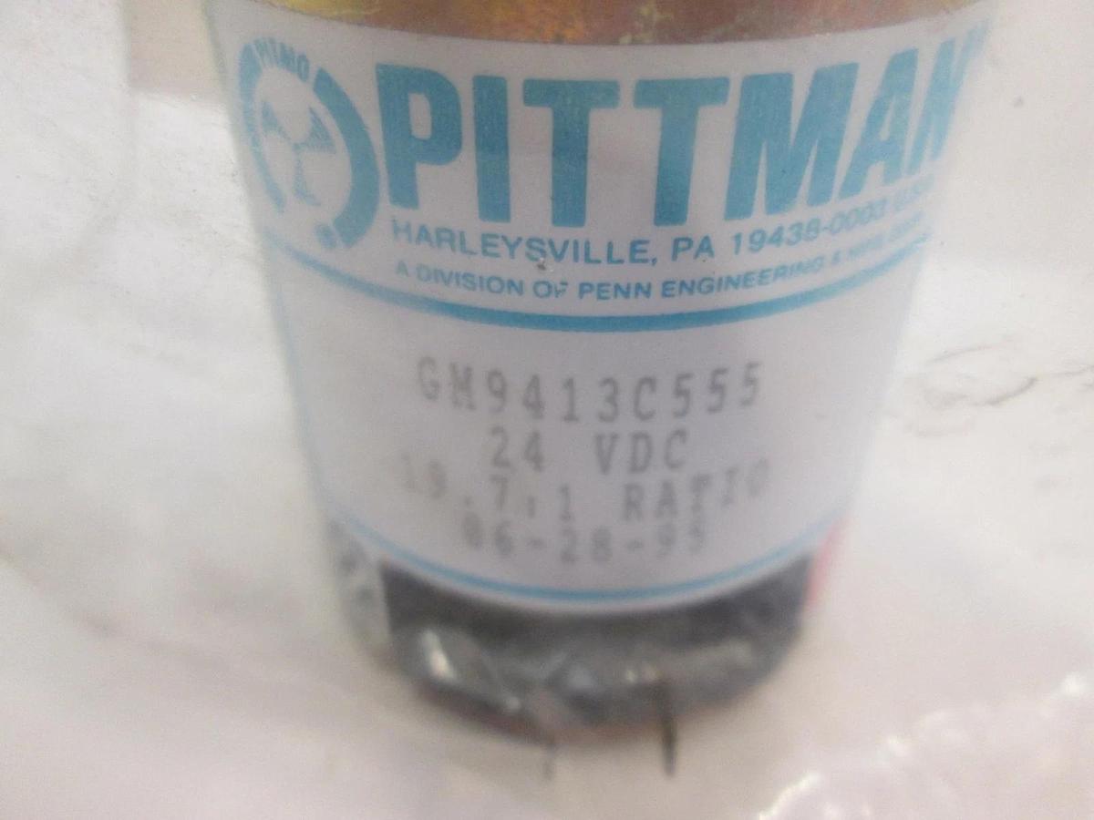 Used Pittman GM9413C555 Gear Motor, 19.7:1 Ratio, 24VDC, Used