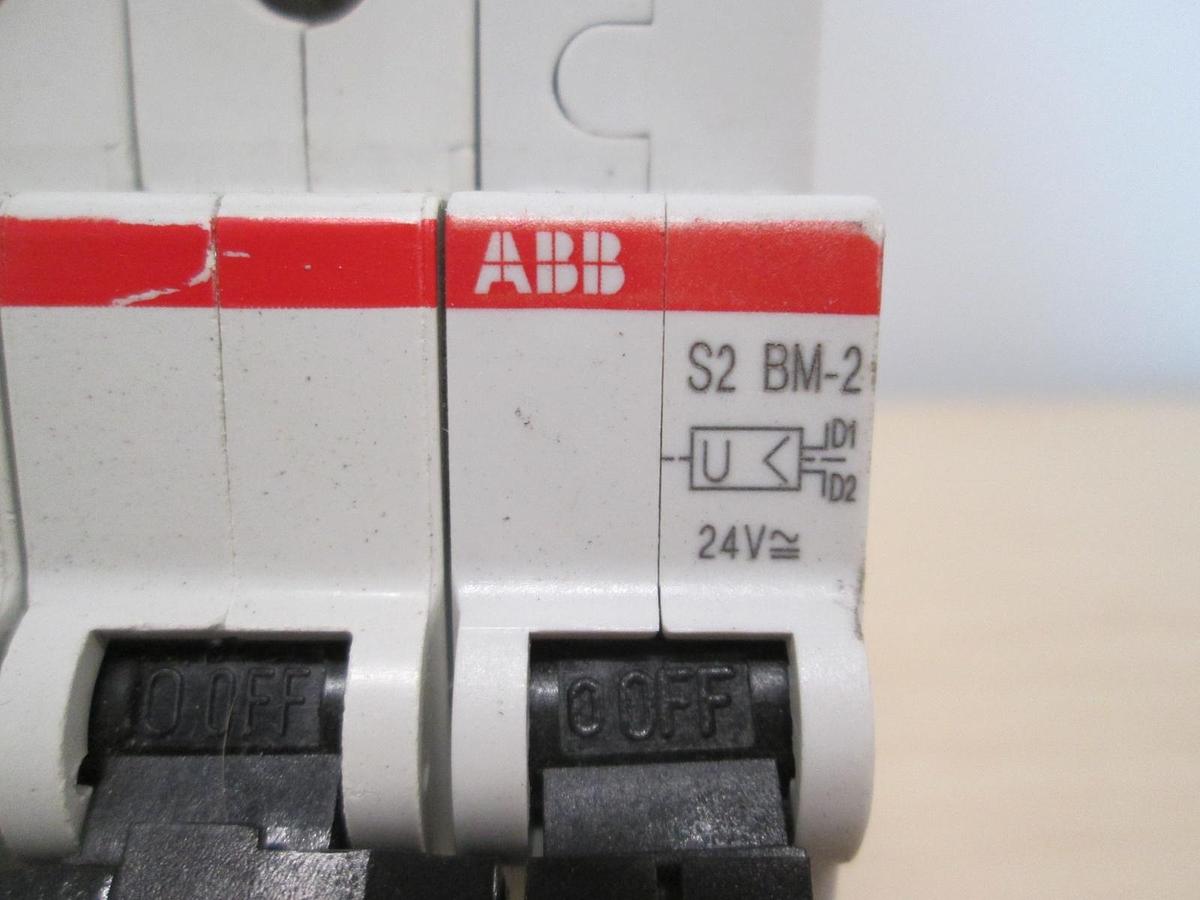 Used ABB, S 283, S2-BMM-2, 4 Pole, Circuit Breaker, VDE 0660, Used
