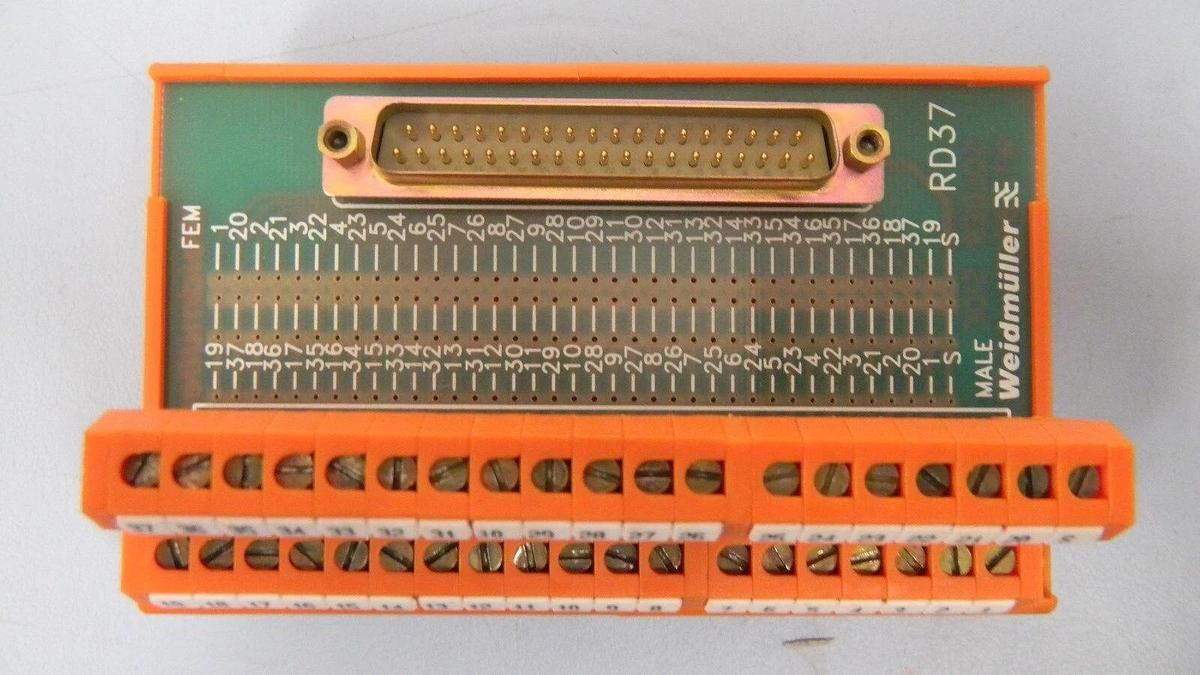 Used Weidmuller 910642/67, PCB Assembly, Working When Removed