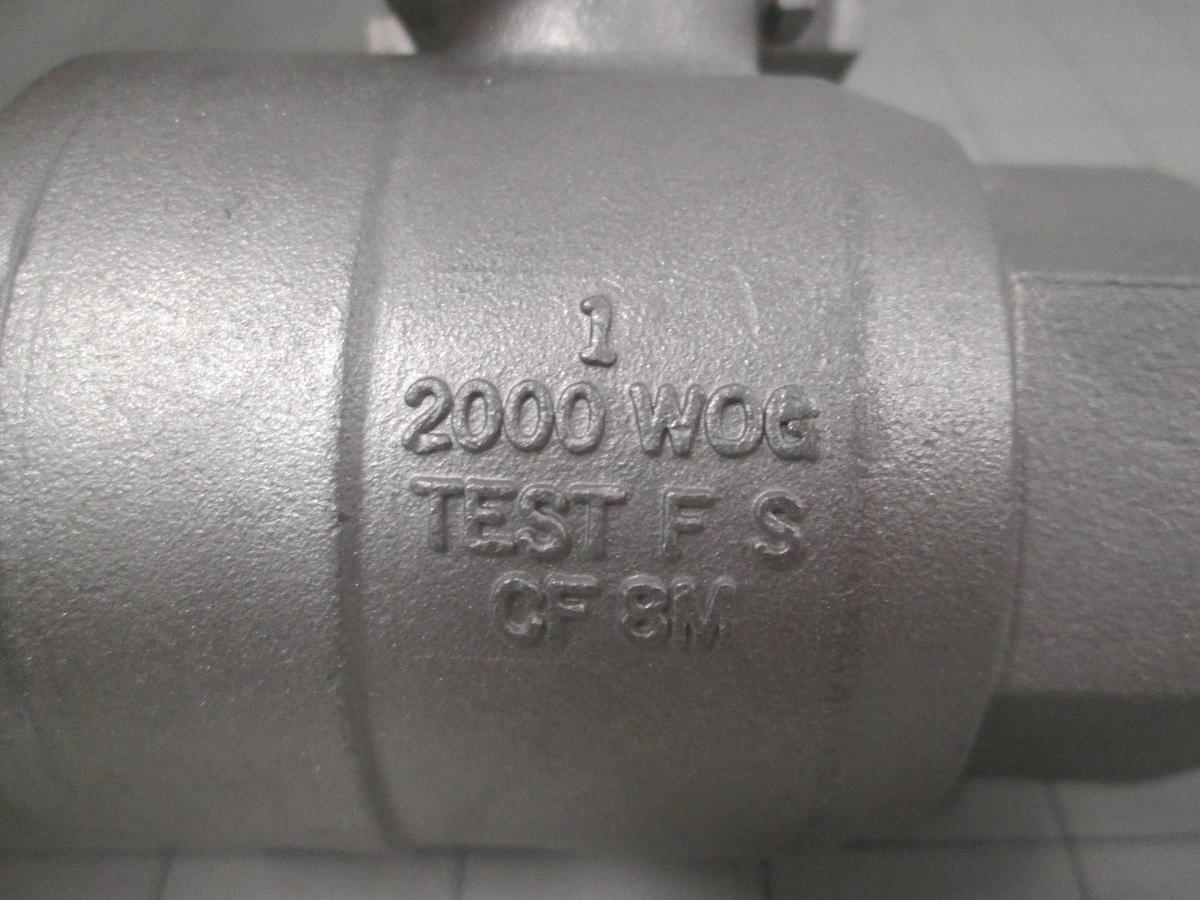 Parker, 2000 WOG, CF8M, 2" Manual Handle Valve, New