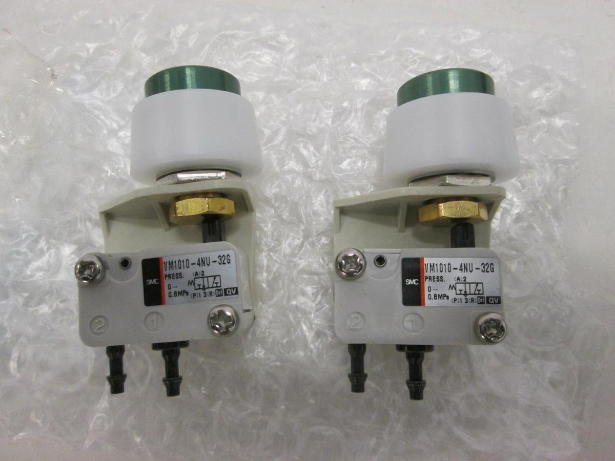 Used SMC, VM1010-4NU-32G, Solenoid Valve, New, Lot of 2