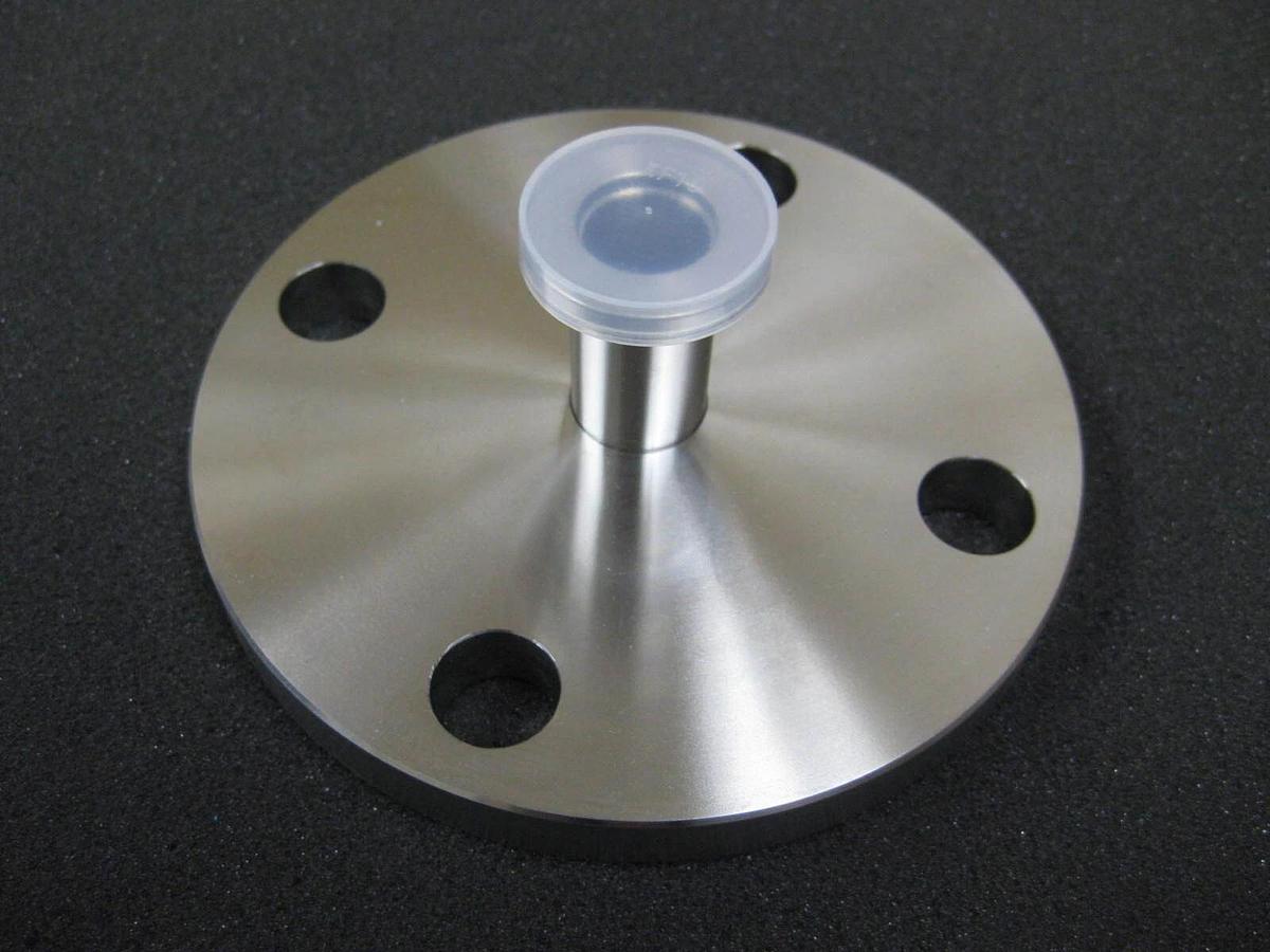 Stainless Steel Vacuum Fitting: 5" F Flange to NW16 Adapter