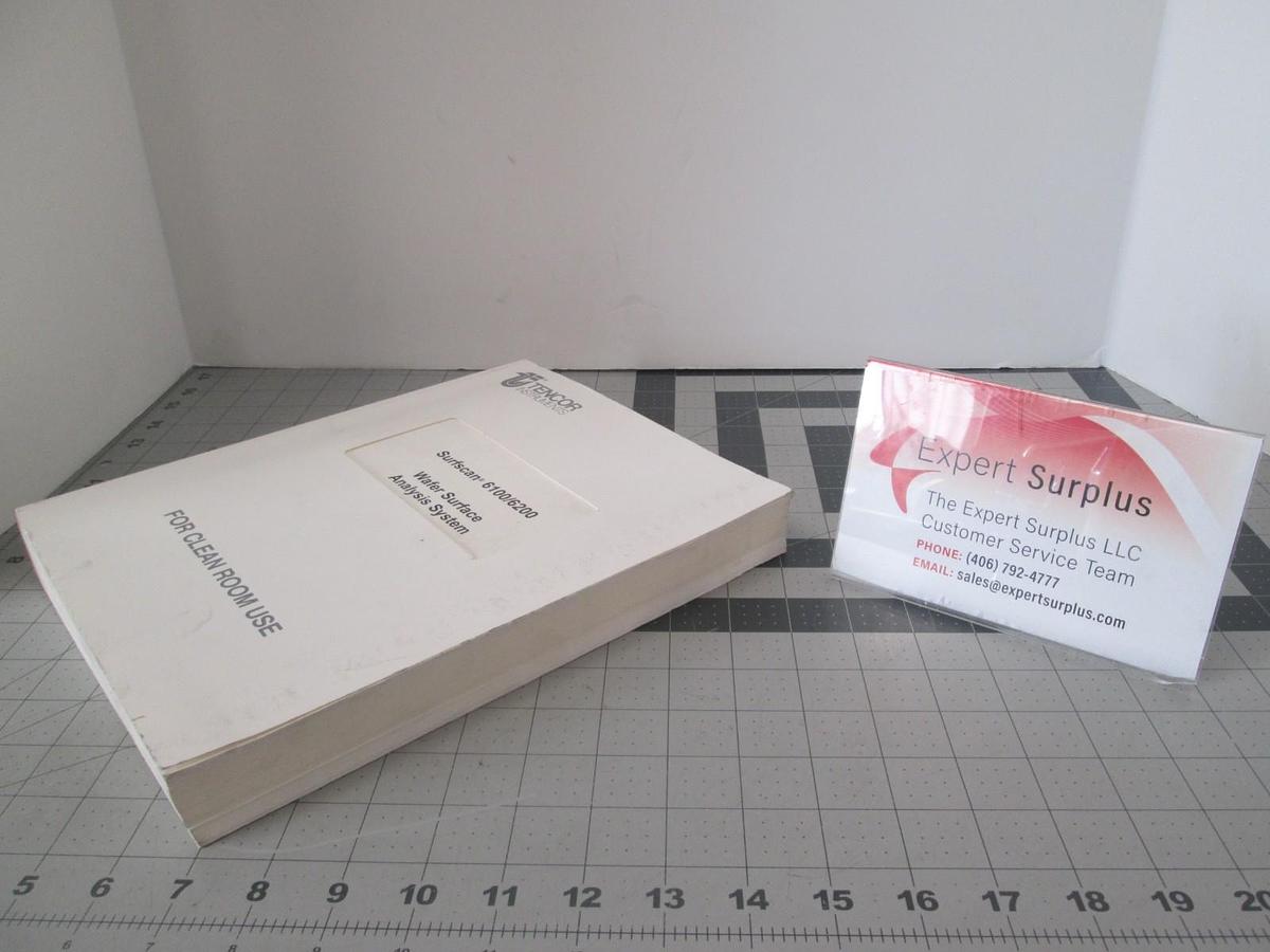 Used Tencor, Surfscan 6100/6200, Wafer Surface Analysis System Manual, Version 3,Used