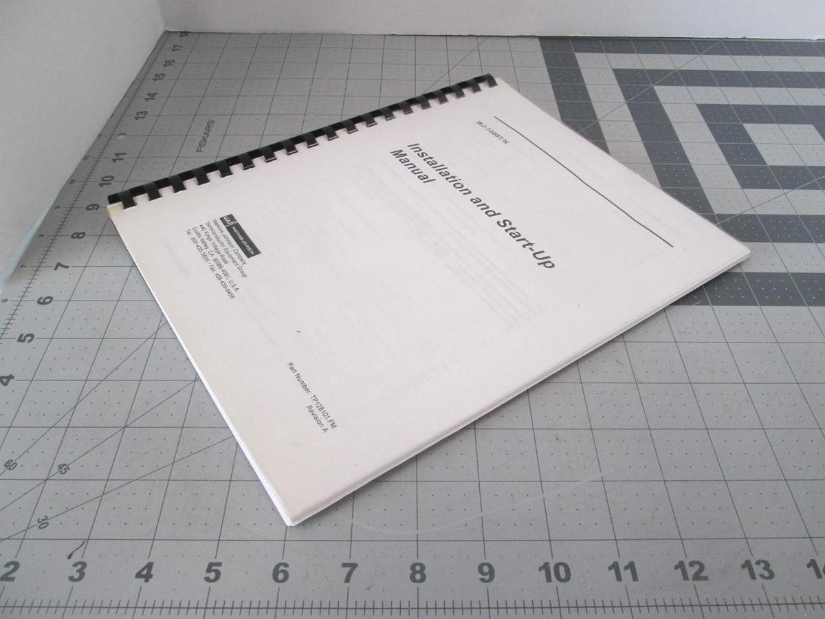 Used Watkins Johnson, Installation and Start-Up Manual, WJ-1000T/H, Used