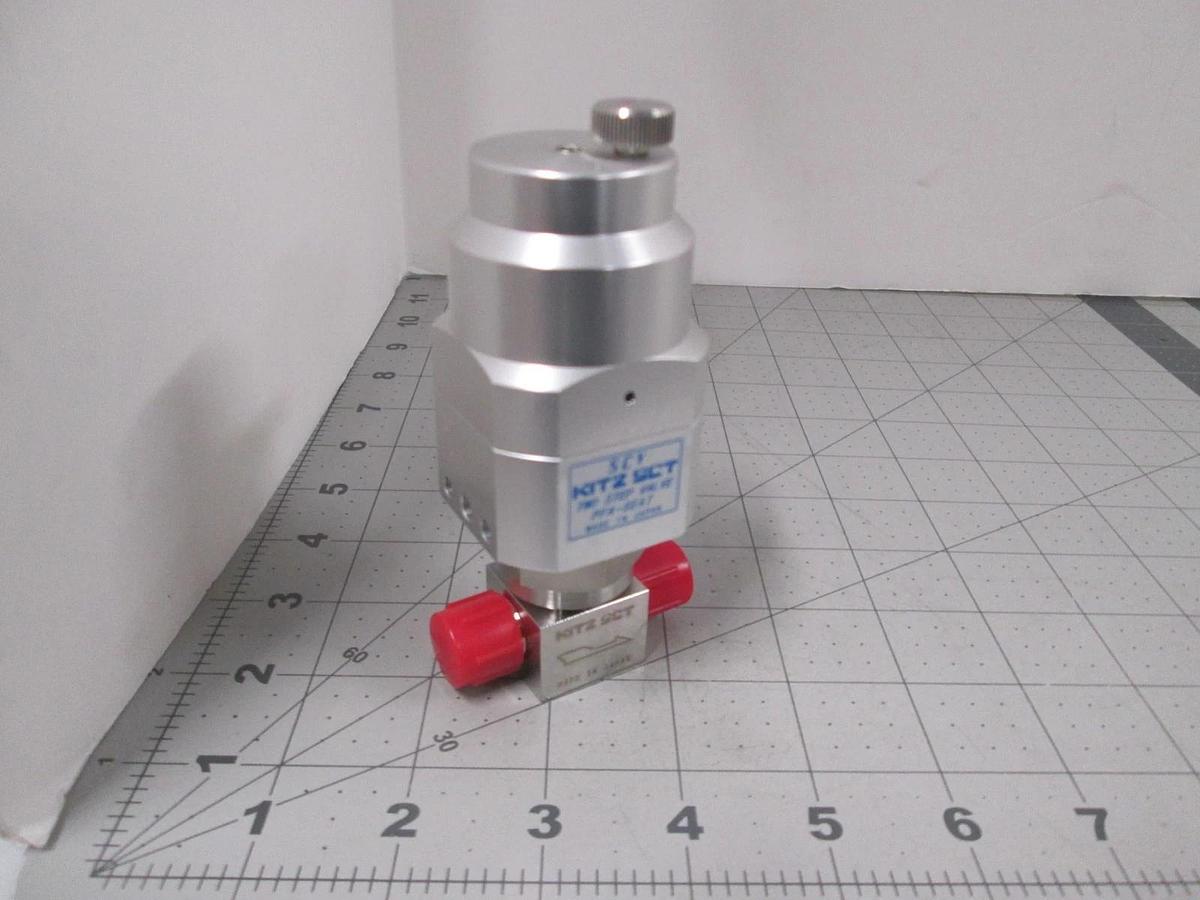 Used Kitz, PFA- Seat STD 316L, 10K-1/4", SCT SCV Two Step Valve, Used