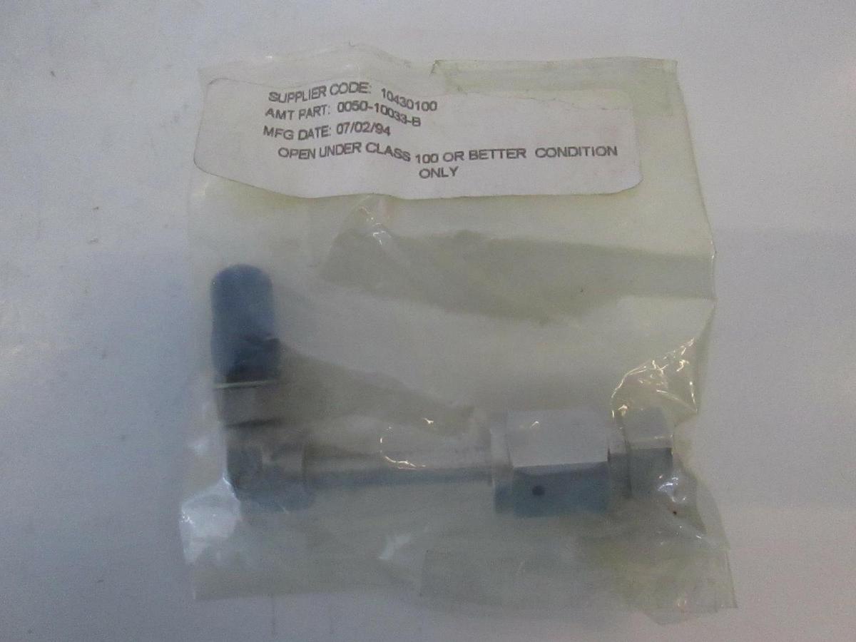 Used AMAT, 0050-10033-B, FTG 90DEG 7/16-20 TO #1/4VCR ASP, New