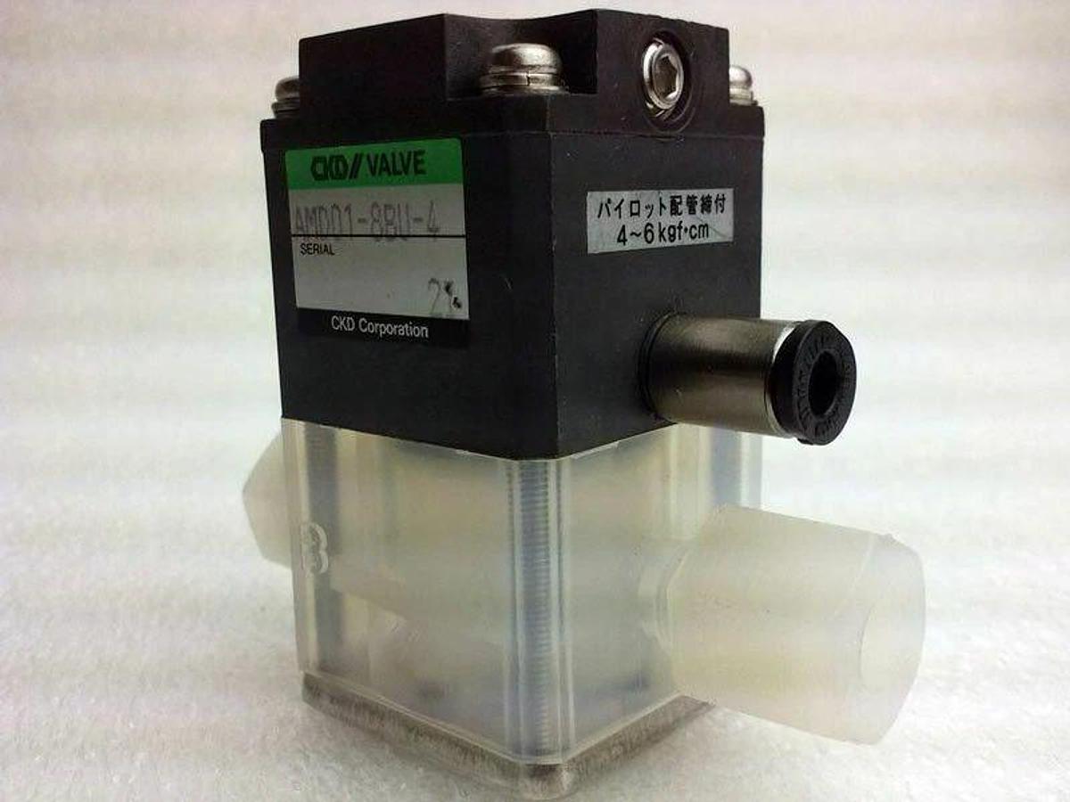 CKD AMD01-8BU-4, Air Operated Valve, LOT of 2 NWOB