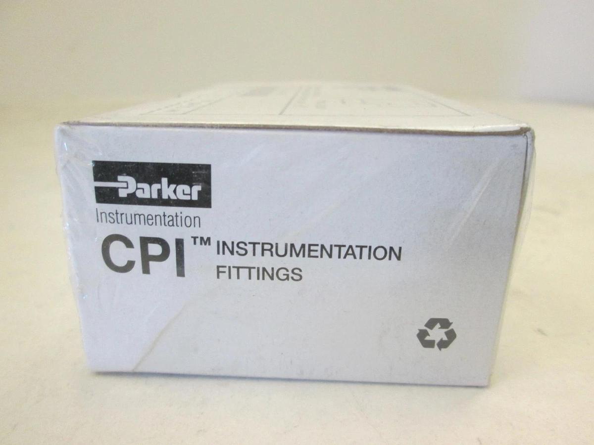 Parker, 12-12 FE-SS, Female Elbow Pipe Fitting Box of 2, New, Original Packaging
