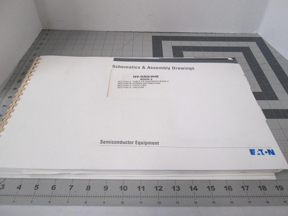 Used Eaton, NV-GSD/VHE, Book 2, Schematics and Assembly Drawings, Used