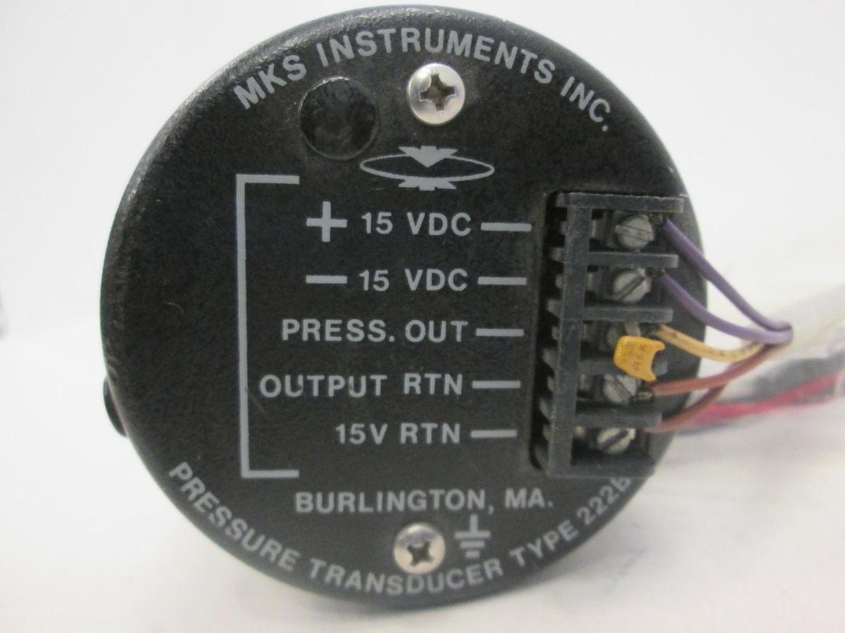 Used MKS, Baratron 10 Torr Pressure Transducer, 222BA-00010AB, Used