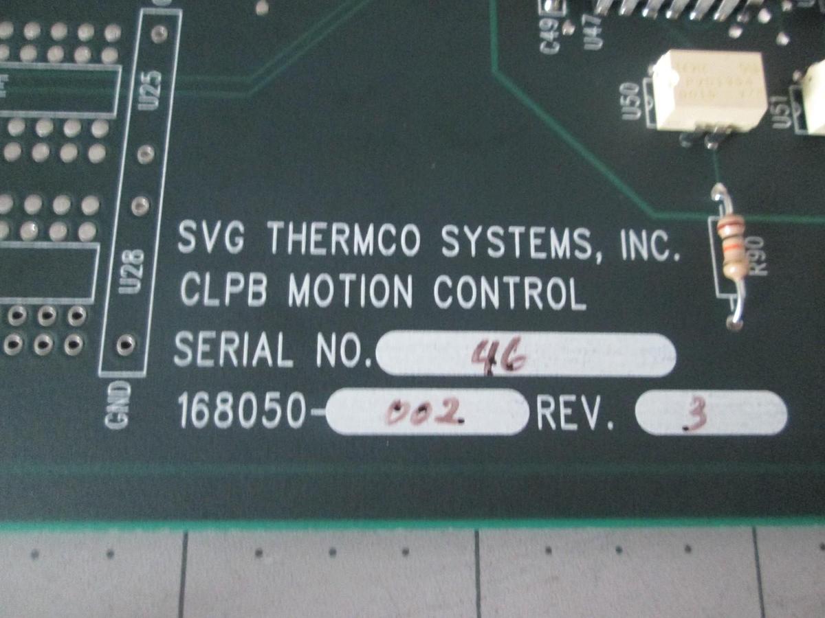 Used SVG, SPT Micro, 168050-002, CLPB Motion Control, PCB Assy, New