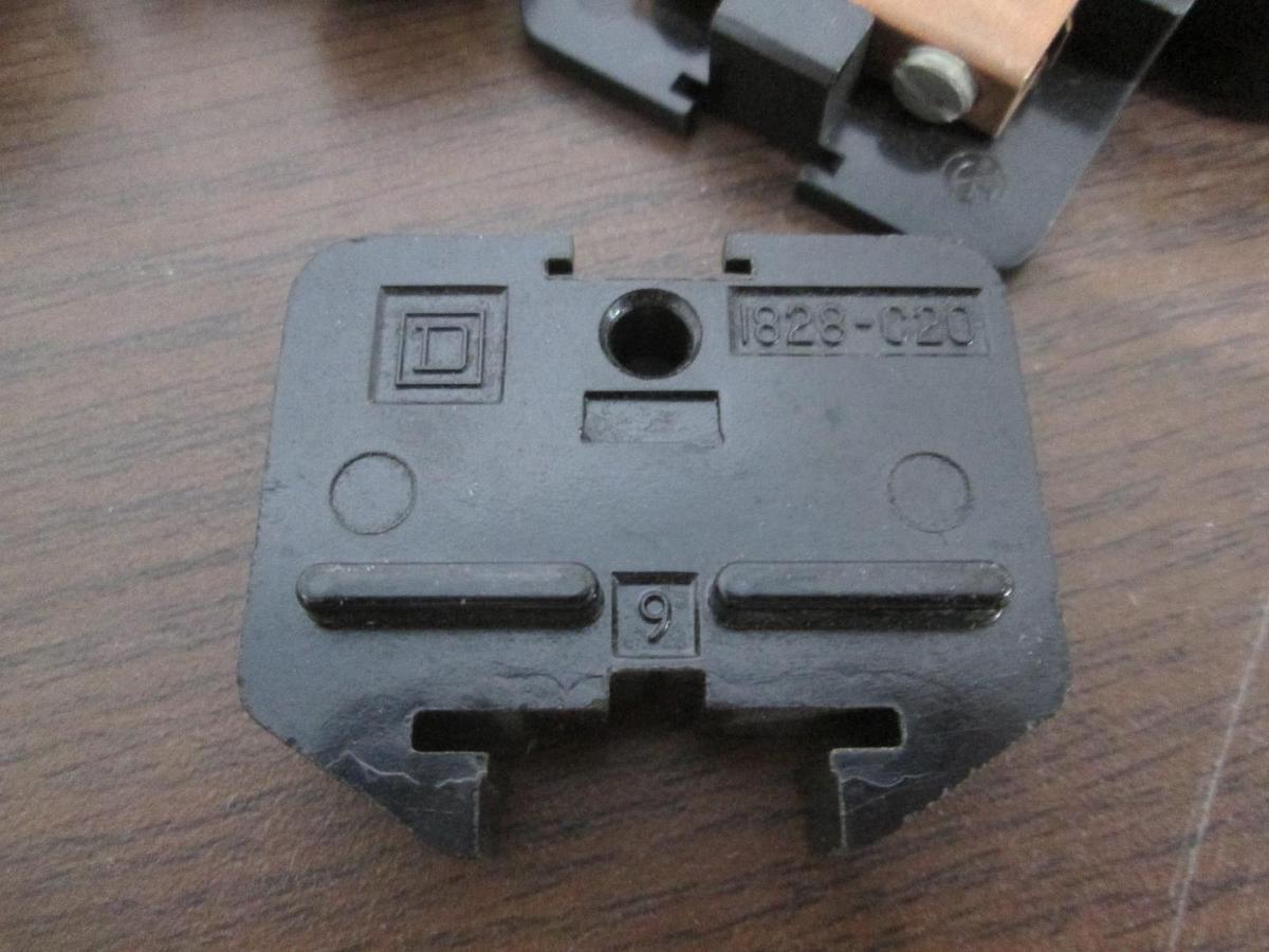 Used Square D, I828-C20, Terminal Block Strip, Used, Lot of 16