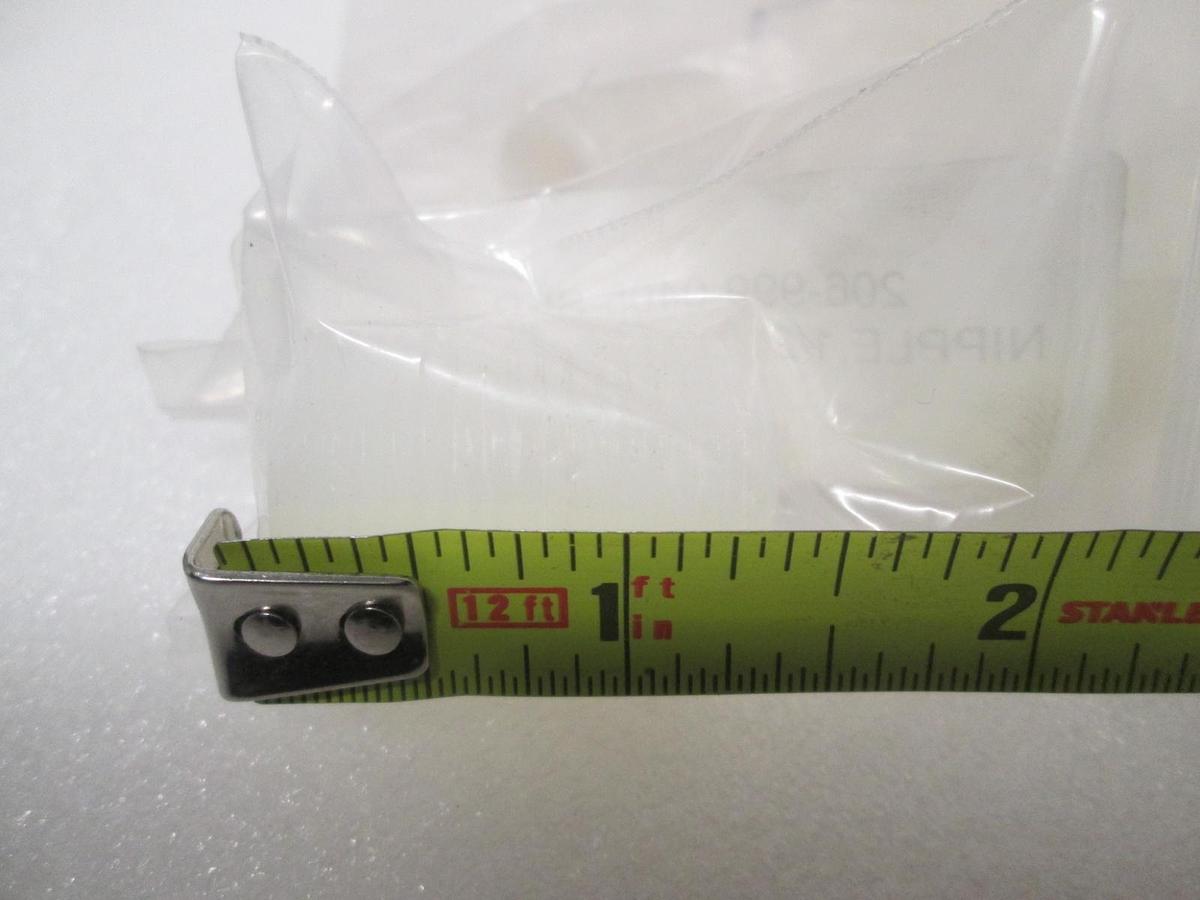 Used 1/2" MNPT, Close, PP, Nipple, 206-999-0405, New, Lot of 11