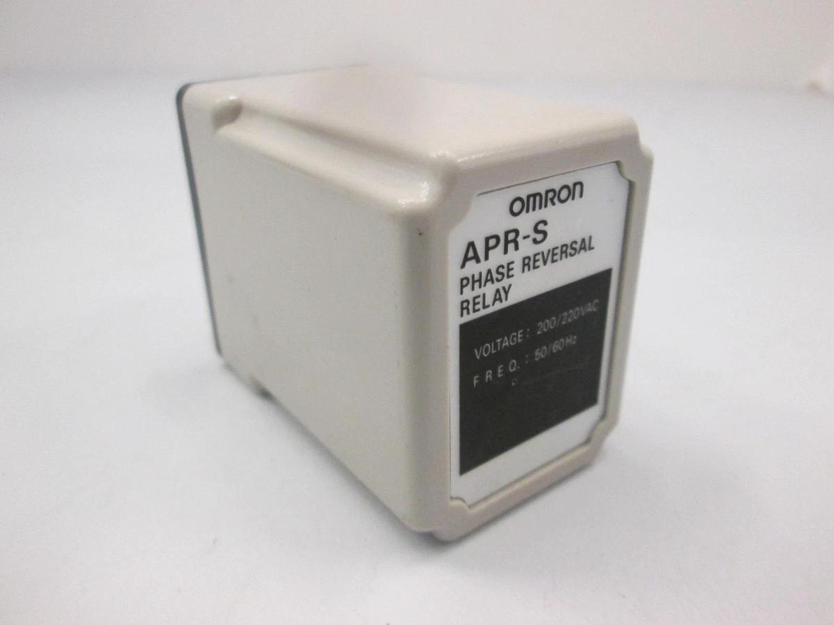 Used Omron, APR-S, Phase Reversal Relay, 200/220 VAC, Used