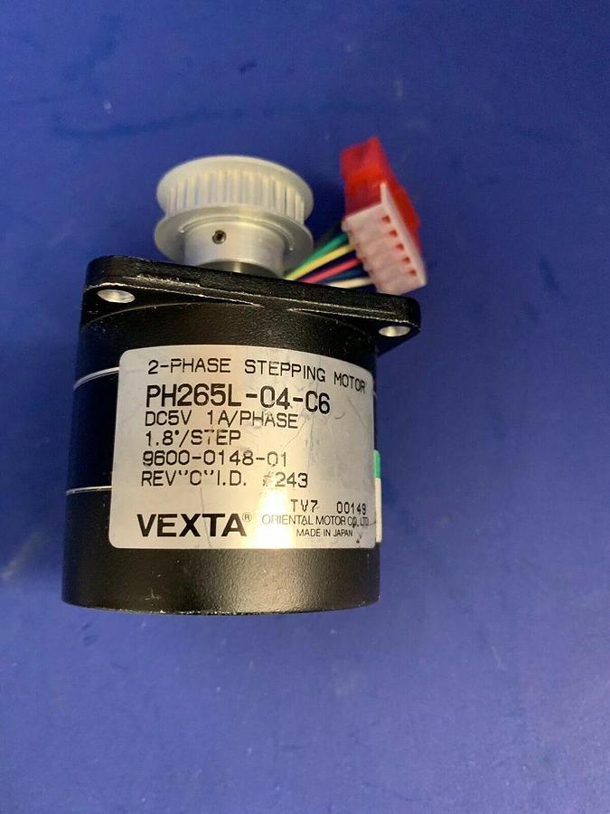 Used VEXTA Stepping Motor PH265K-04-C6 2 Phase, 1A, 5VDC, Used