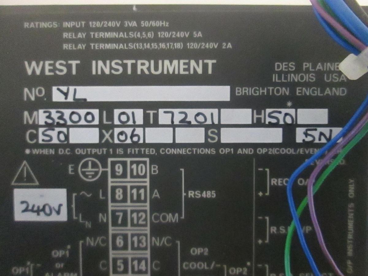 Used West Instrument, Digital Temperature Controller, Used