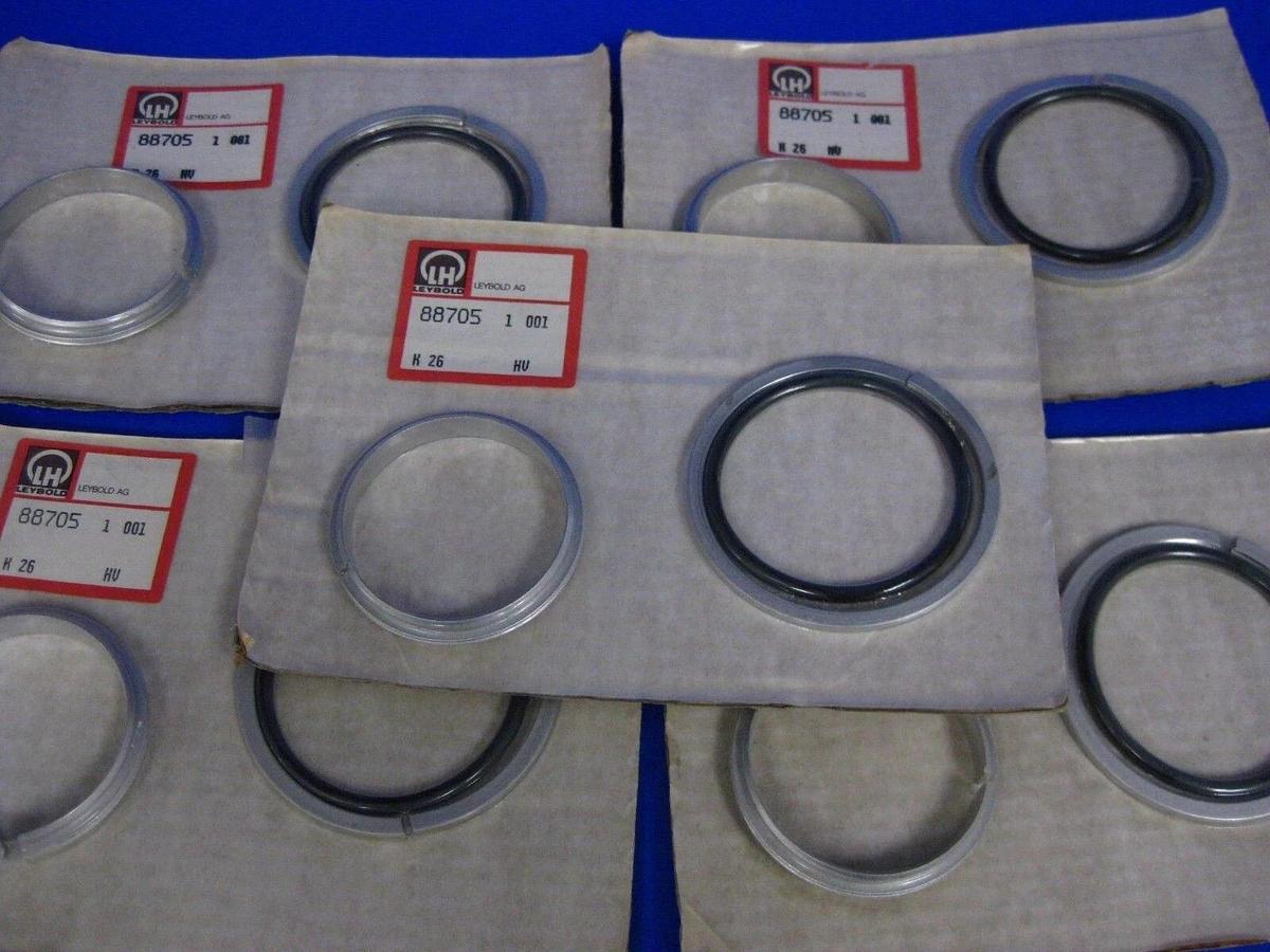 Leybold Vacuum Centering Ring Assembly 88705 K26 - Lot of 5