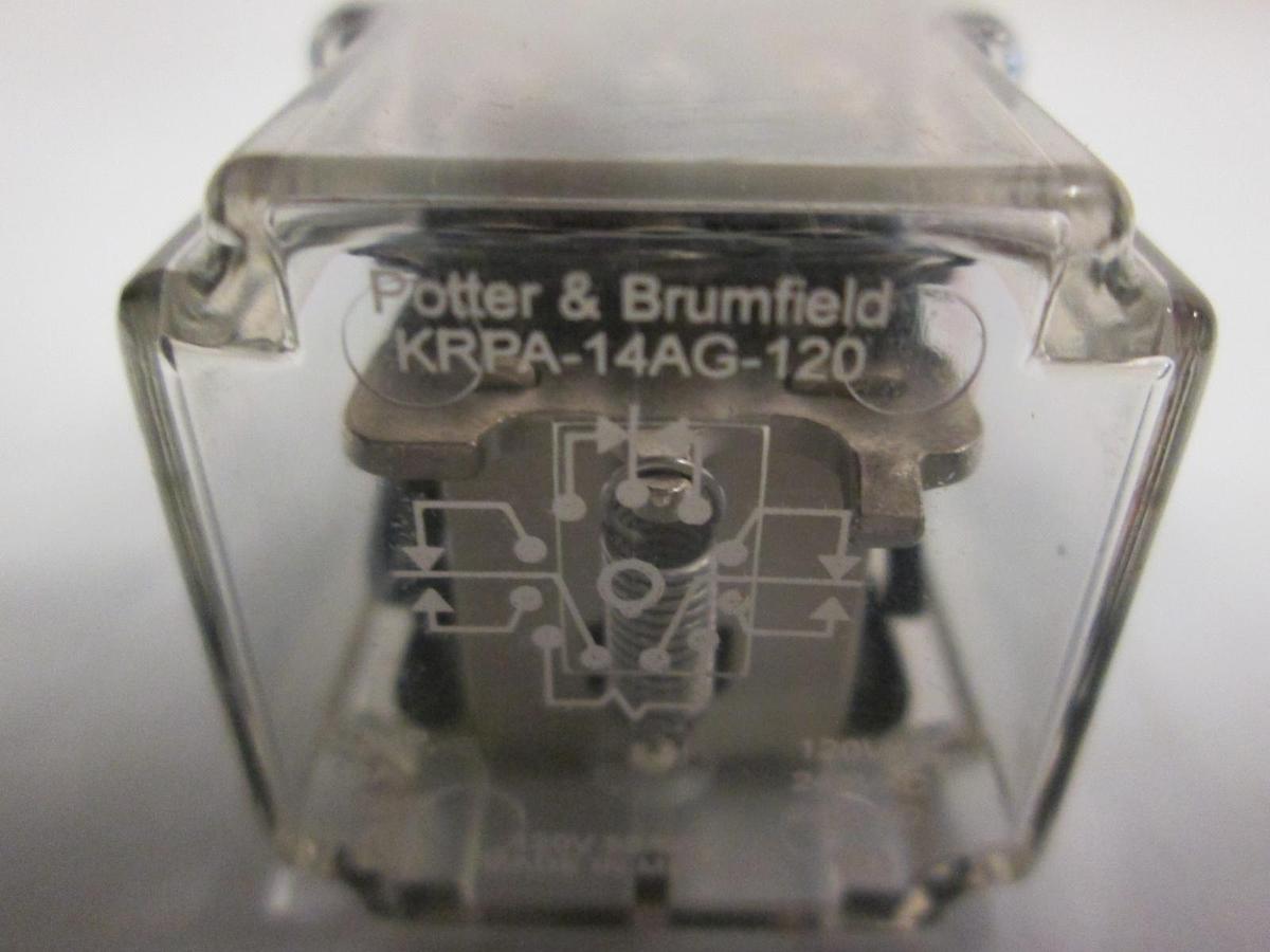 Used Potter & Brumfield, KRPA-14AG-120, 120V Relay, Used