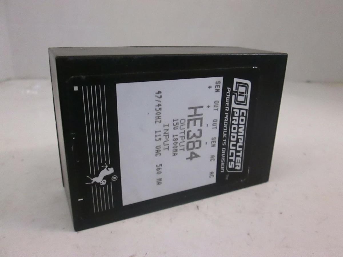 Used Computer Products HE384 Power Supply, 115VAC, Used