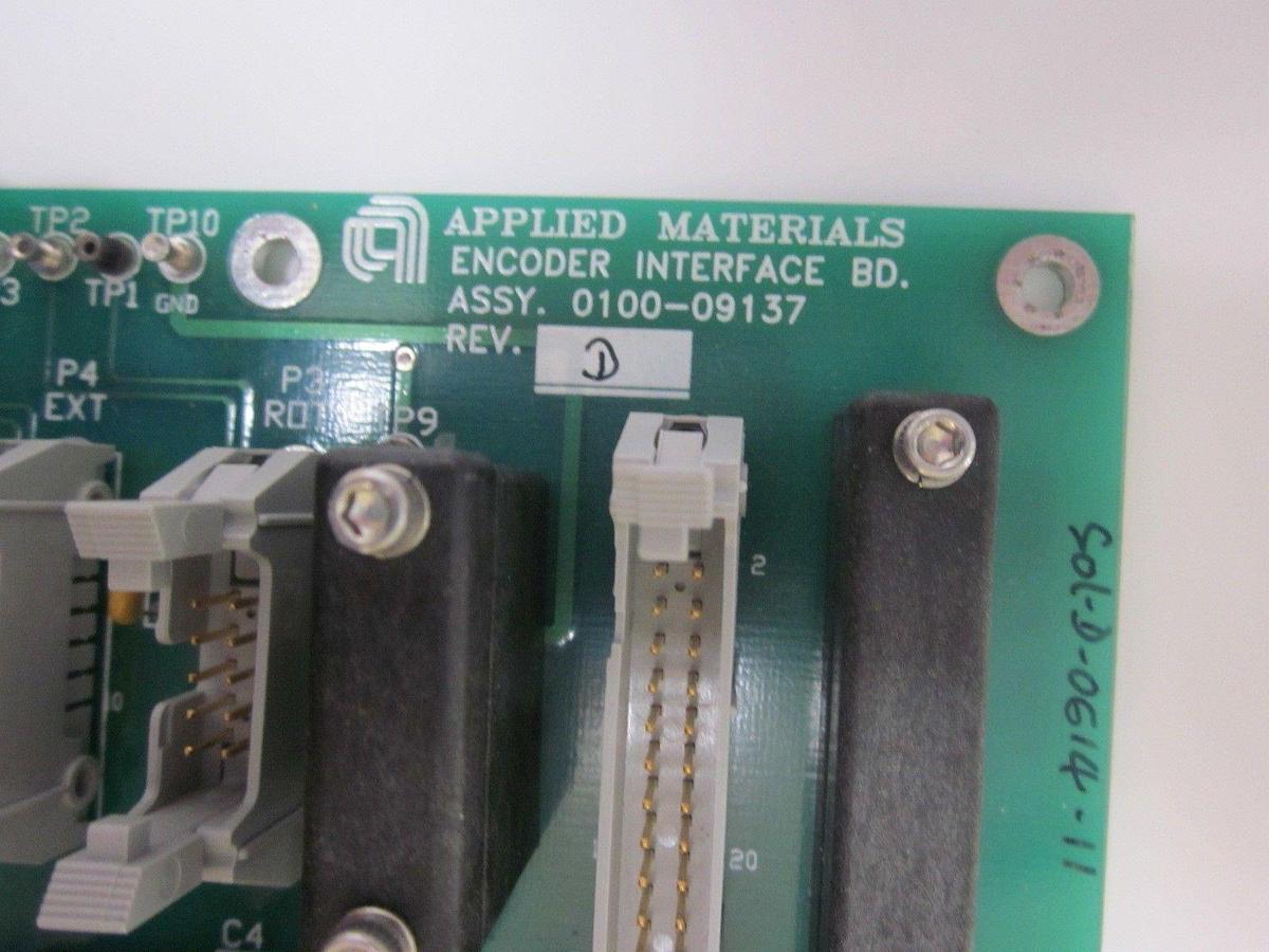 Used APPLIED MATERIALS ENCODER INTERFACE BOARD 0100-09137