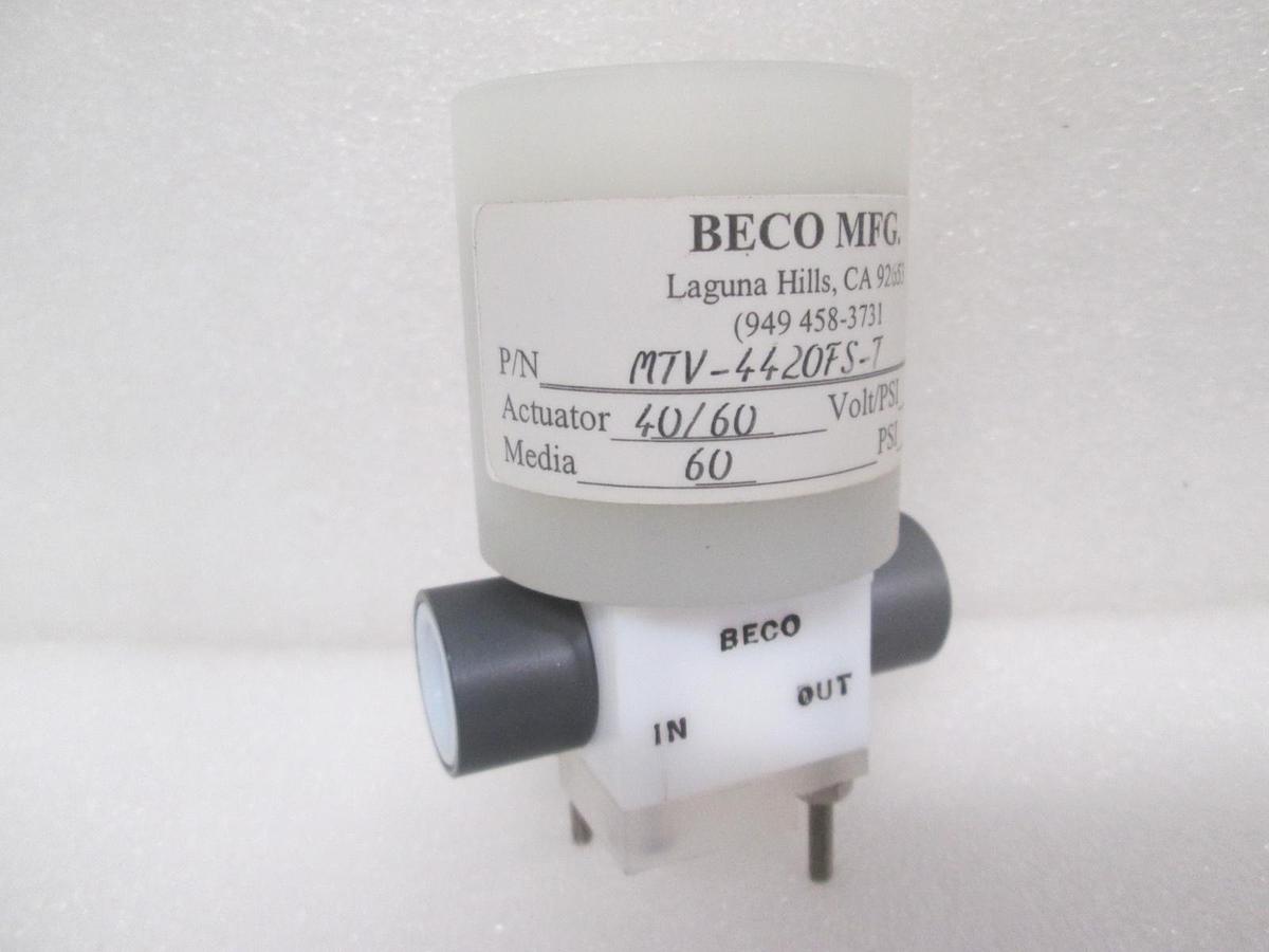 Beco MFG, MTV-4420FS-T, Valve, Used