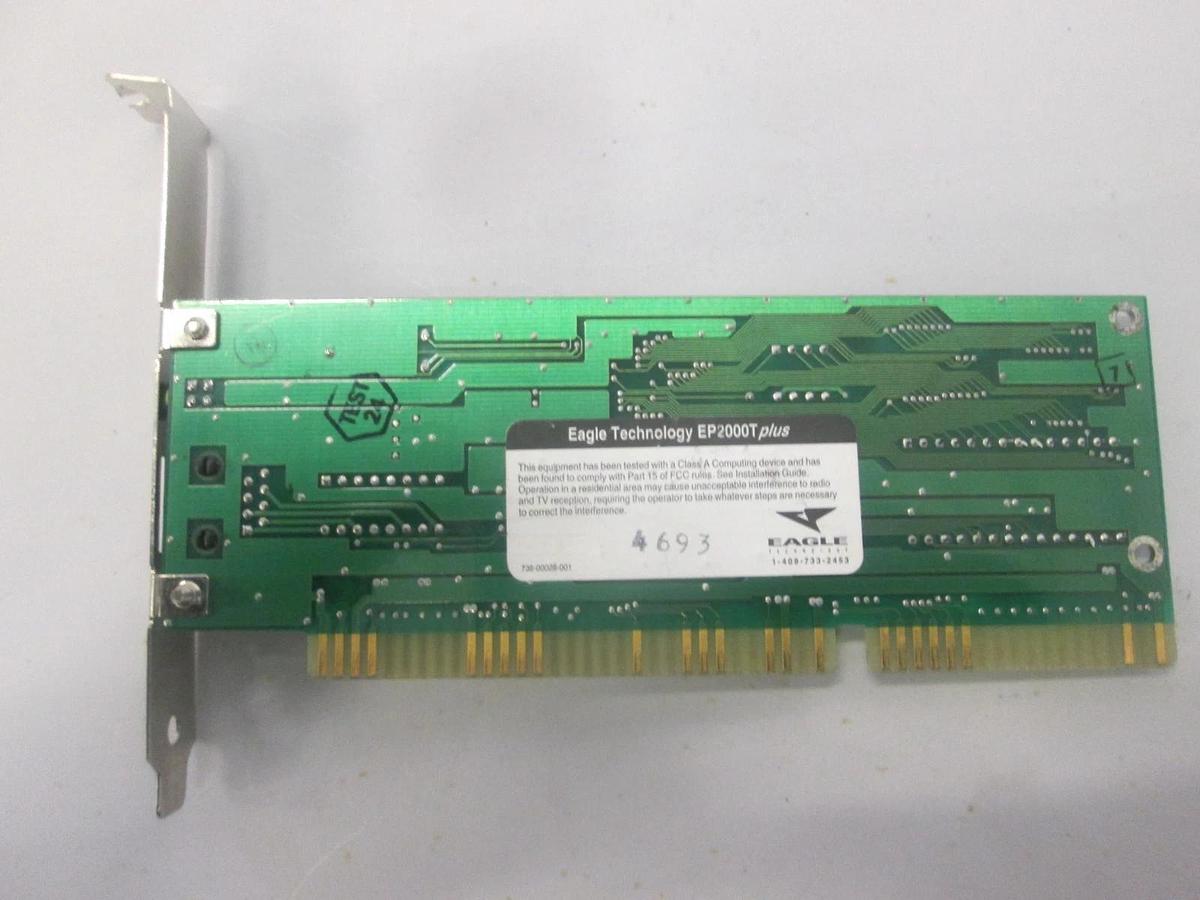 Used Eagle Technology, EP2000T Plus, Ethernet Adapter Card, Used