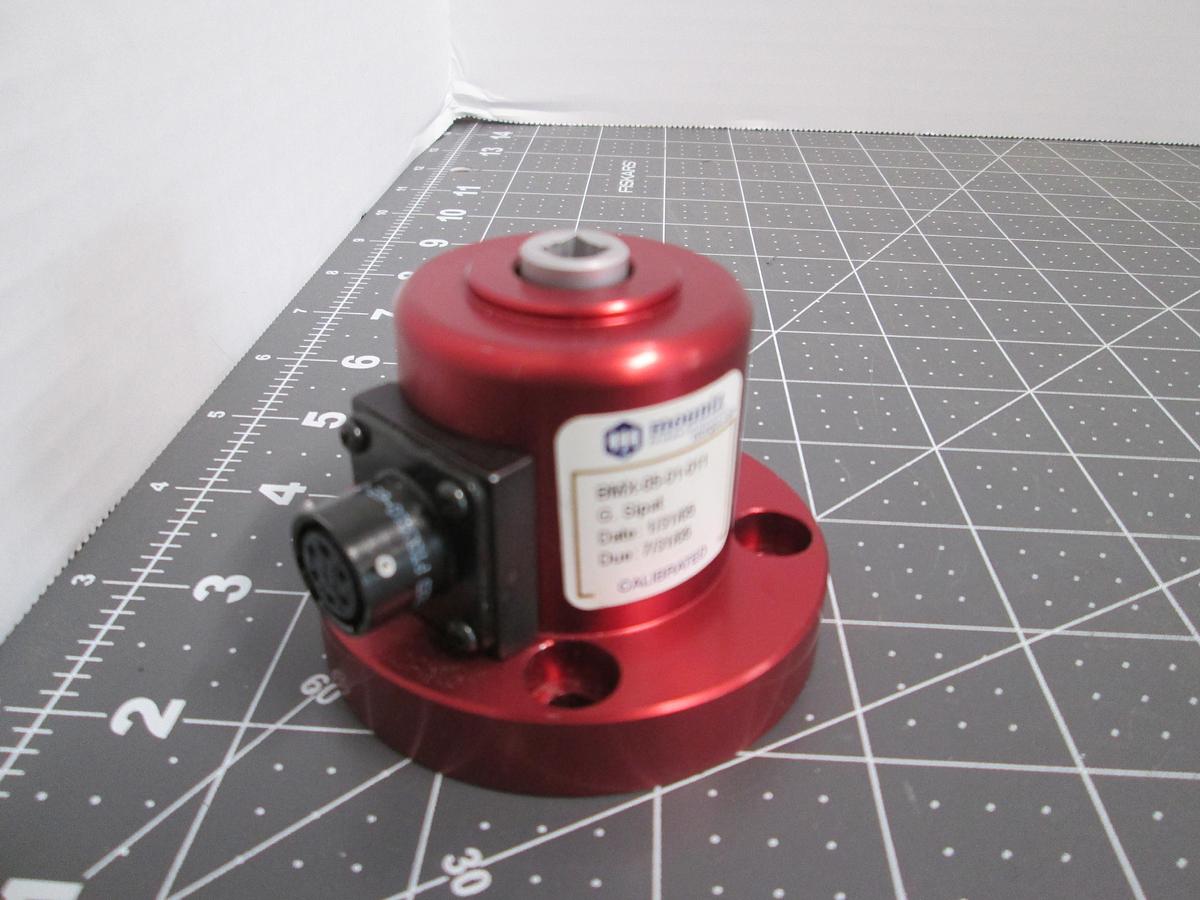 Used Mountz BMX Bench Mounted Torque Sensor Transducer 6-Pin Amphenol PT02A10-6S