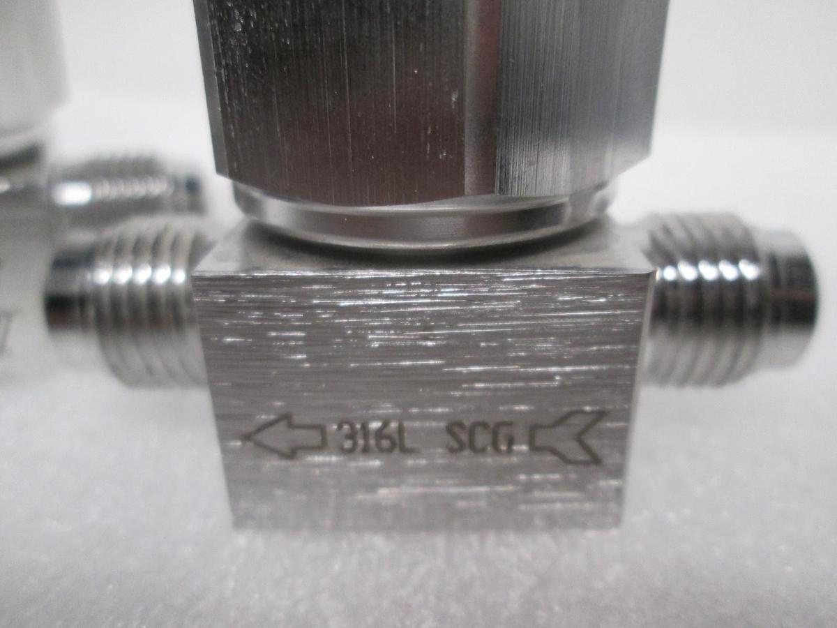 Used Parker UHP, Titan, 316L SCG, 1/4" Valve, Used, Lot of 2