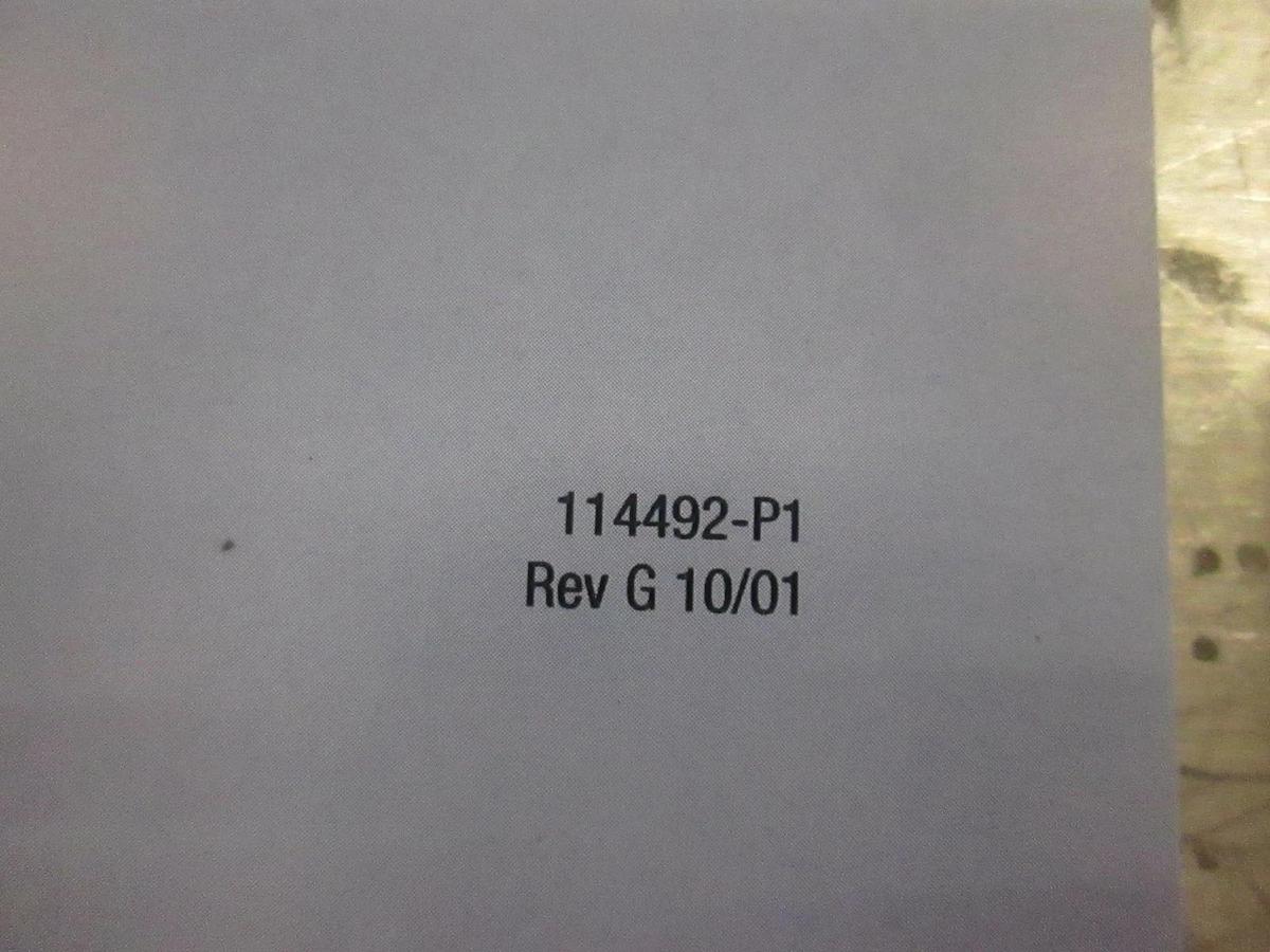 MKS Type 622A/626A/627A/628A/629A Absolute Pressure Trans Manual, 114492-P1, New