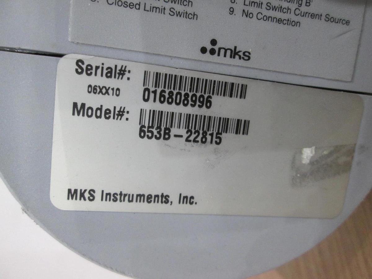 Used MKS, 653B-222815, 200mm 8 inch flapper Throttle Valve Control, Used