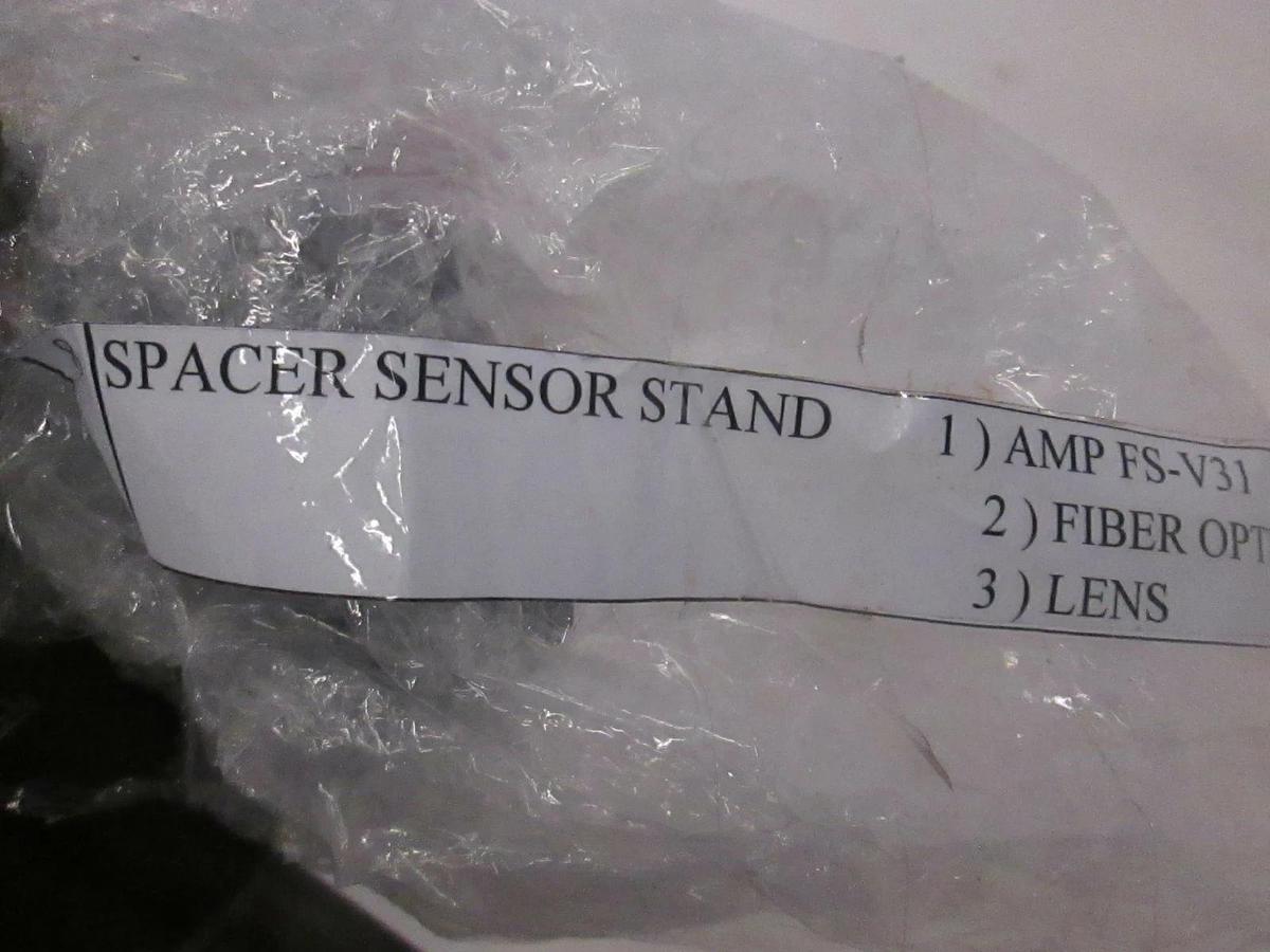 Used Spacer Sensor Stand Assy, AMP FS-V31, Keyence 35FZ, Lens, Used