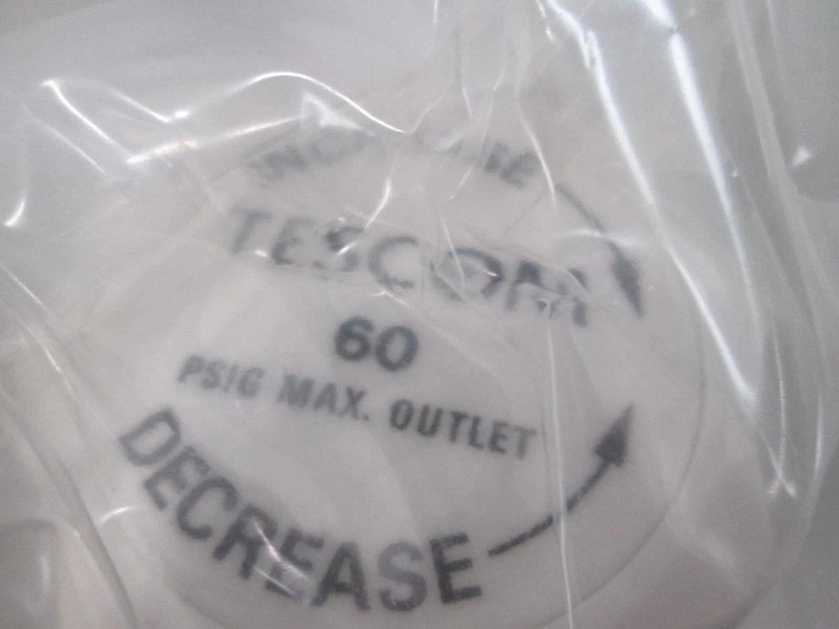 Tescom, 74-24V1KRM20, Pressure Regulator, Max Inlet 600 PSIG, Outlet 60PSIG,New