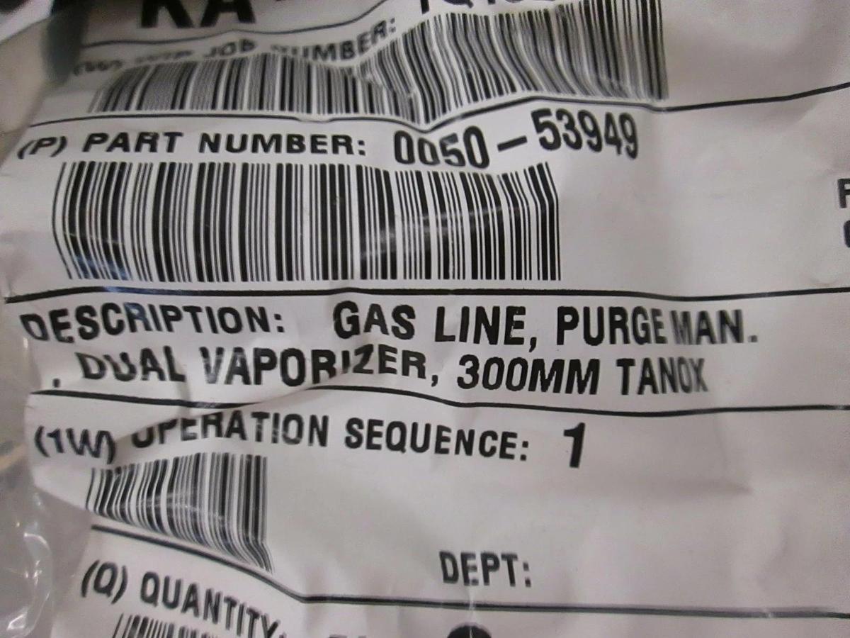 Used AMAT, Gas Line, Purge Man. Dual Vaporizer, 300MM Tanox, 0050-53949, Used