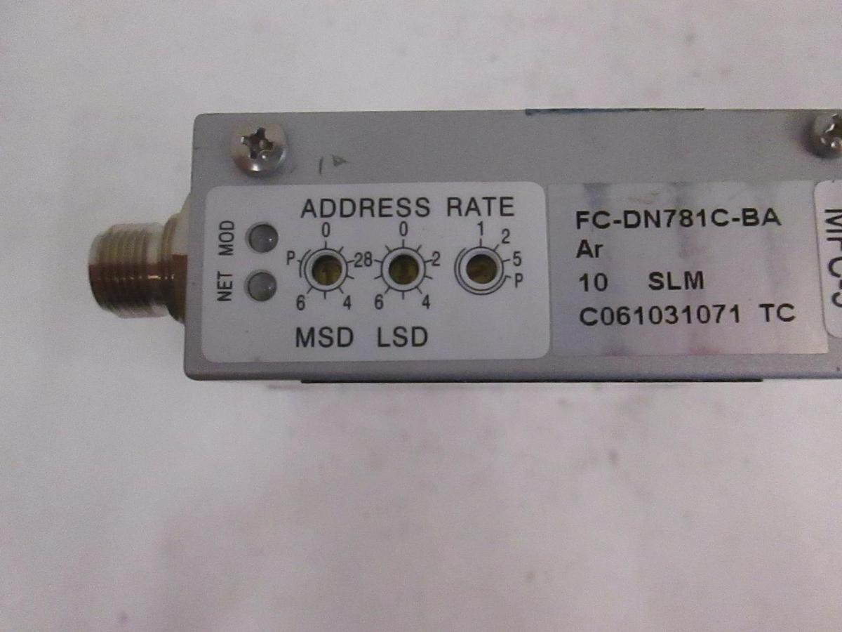 Used Aera FC-DN781CBA MFC, Ar, 10000 SCCM, Used
