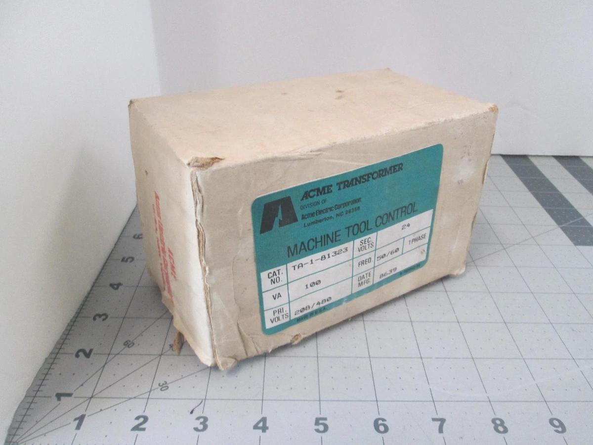 Used ACME Transformer, TA-1-81323, Power Transformer, 24V, 100VA, New