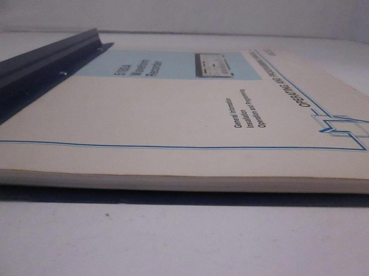 Used HP 5180A Waveform Recorder Operating and Programming Manual, Used
