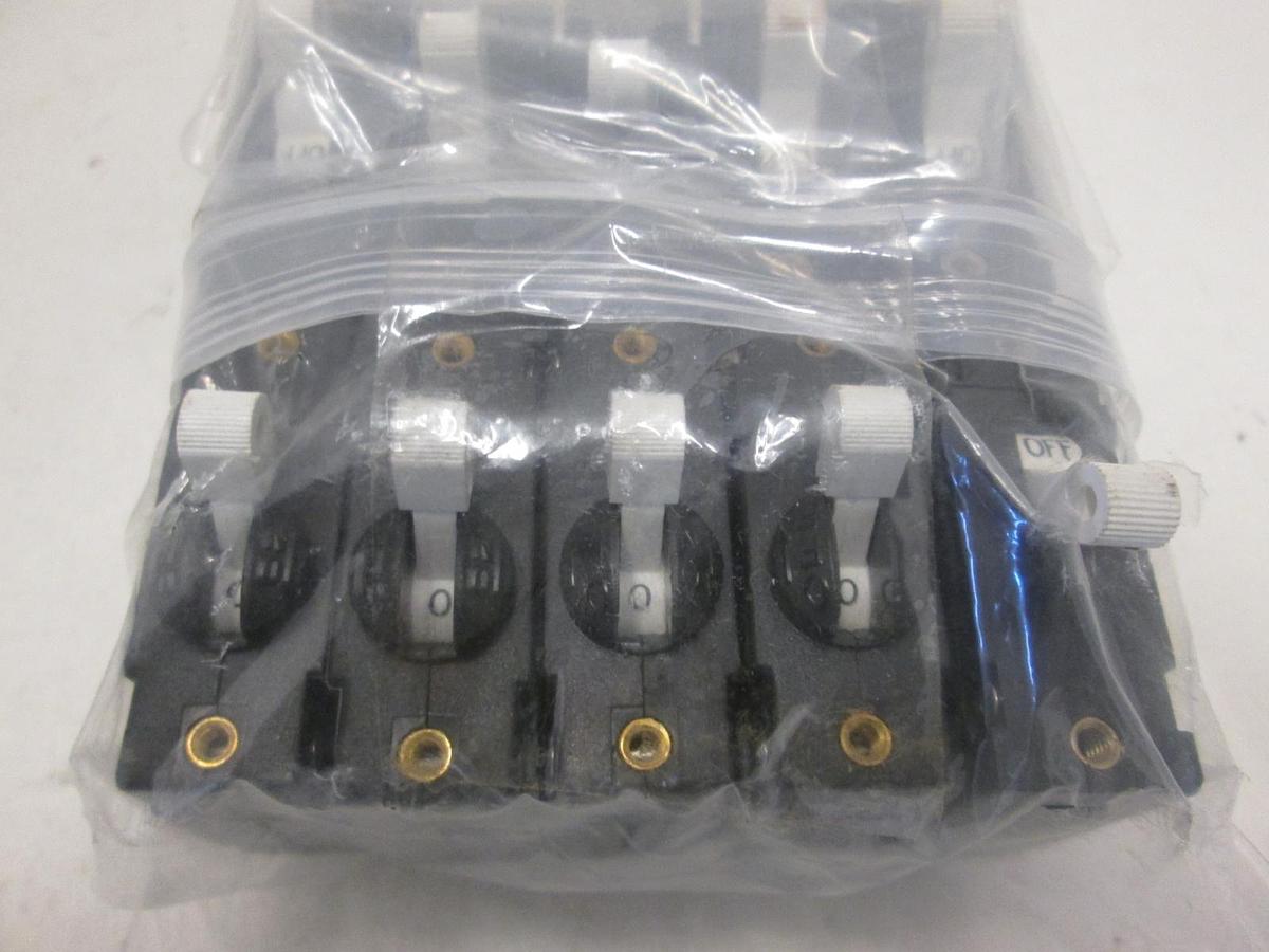 Used Carling Switch, AA1-B0-22-410-181-C, CIRCUIT BREAKER 1A, 1P, 230V Use, Lot of 10