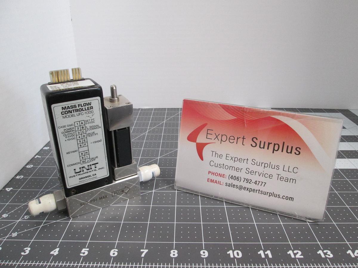 Used UNIT Instruments, UFC-1000, Mass Flow Controller 10 SLPM O2 Oxygen MFC