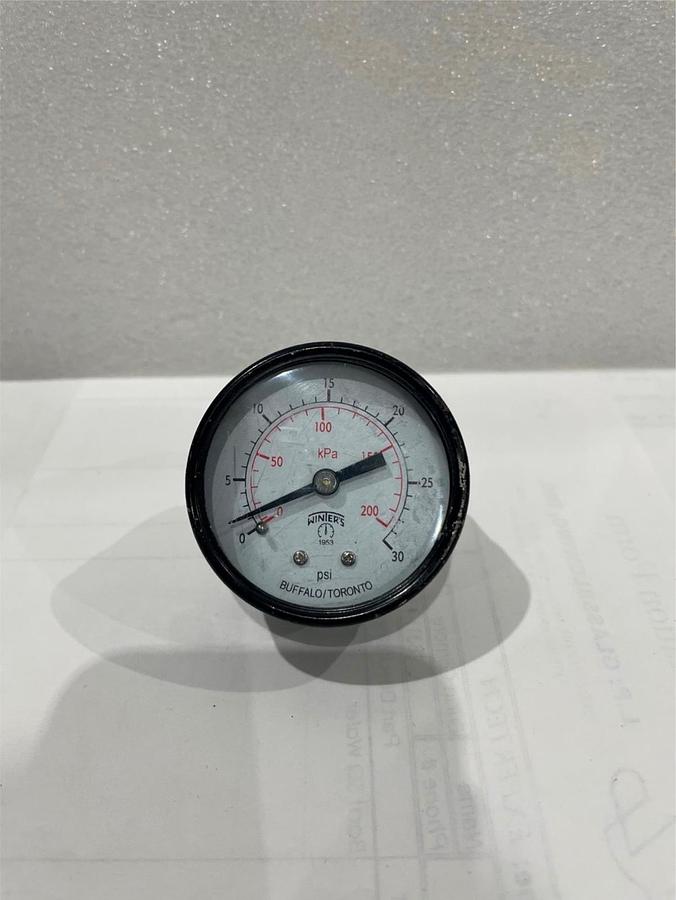 Used Winters, Pressure Gauge 0-30PSI, Used